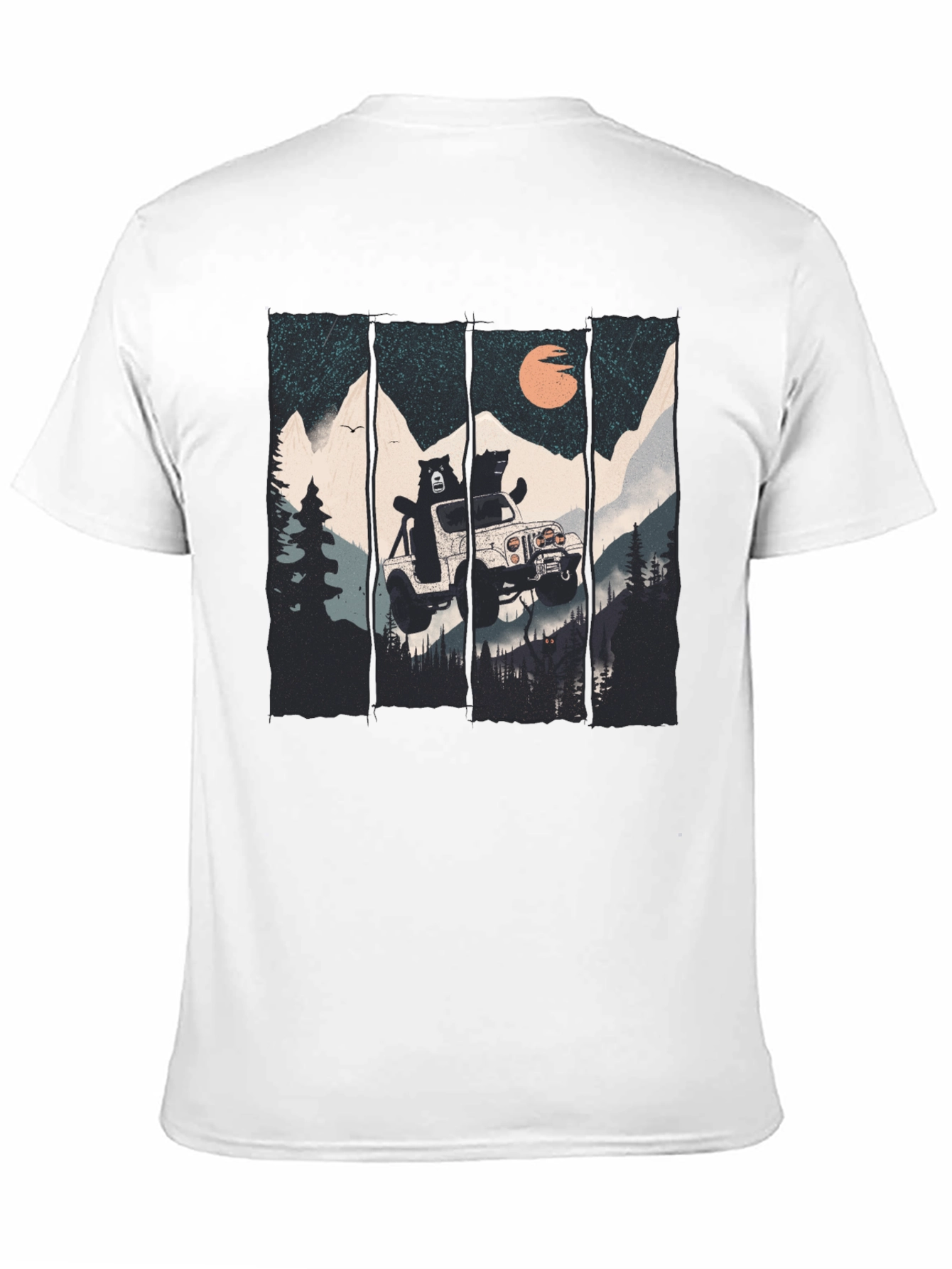 Bear Off-Roading Graphic T-Shirt