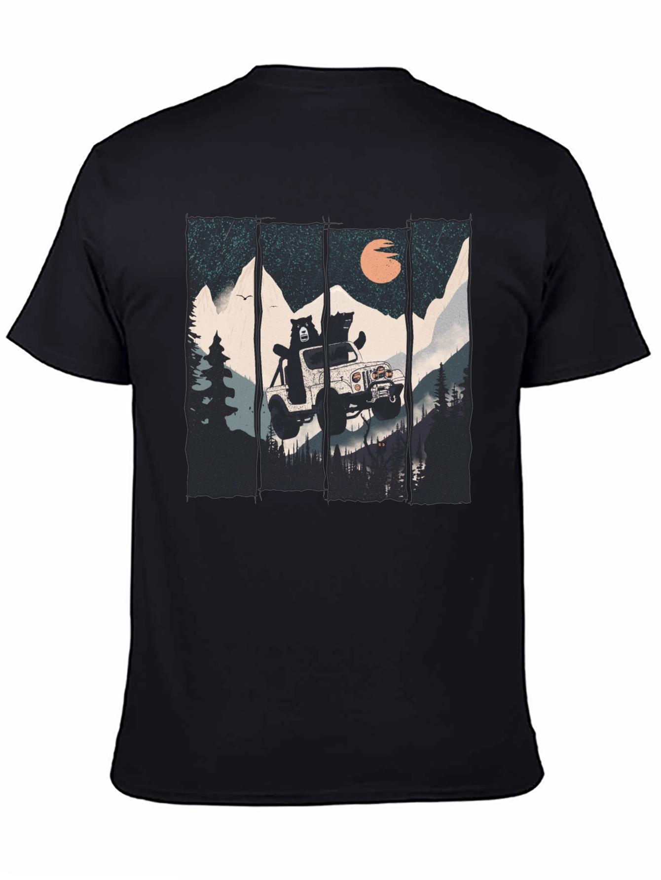 Bear Off-Roading Graphic T-Shirt