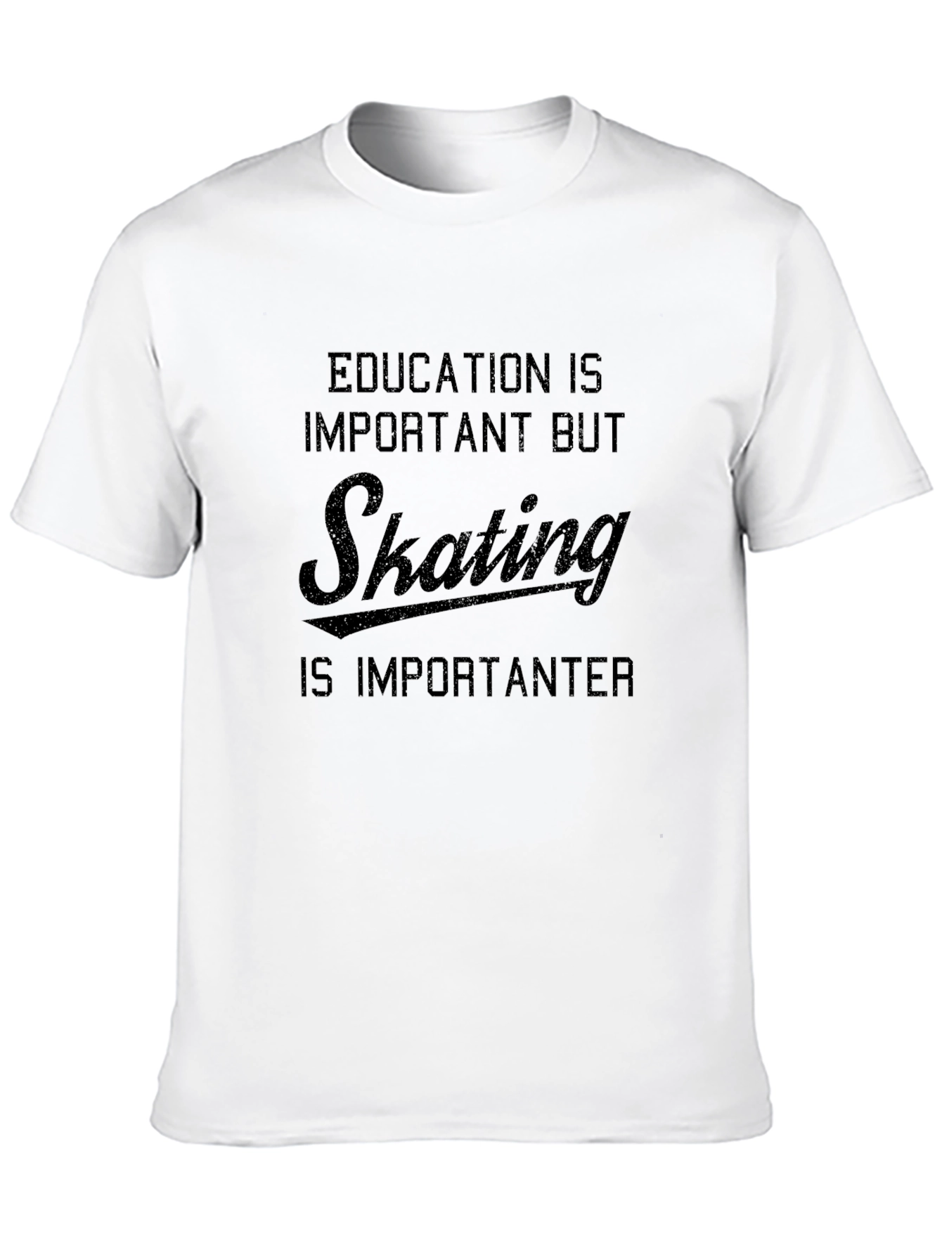 Skating Is Importanter Graphic T-Shirt