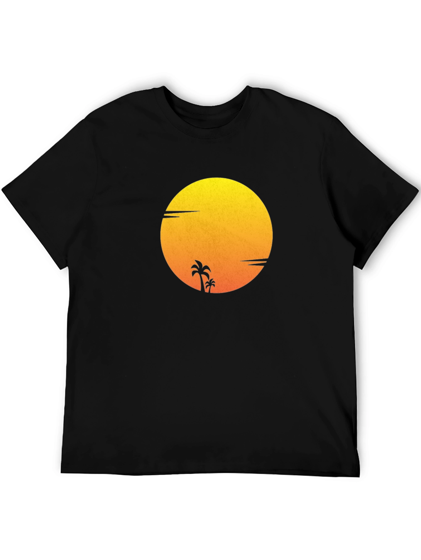 Sunset Palm Tee - Stylish Graphic T-Shirt