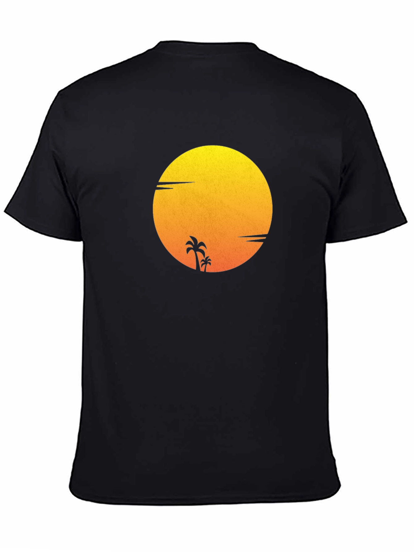 Sunset Palm Tee - Stylish Graphic T-Shirt