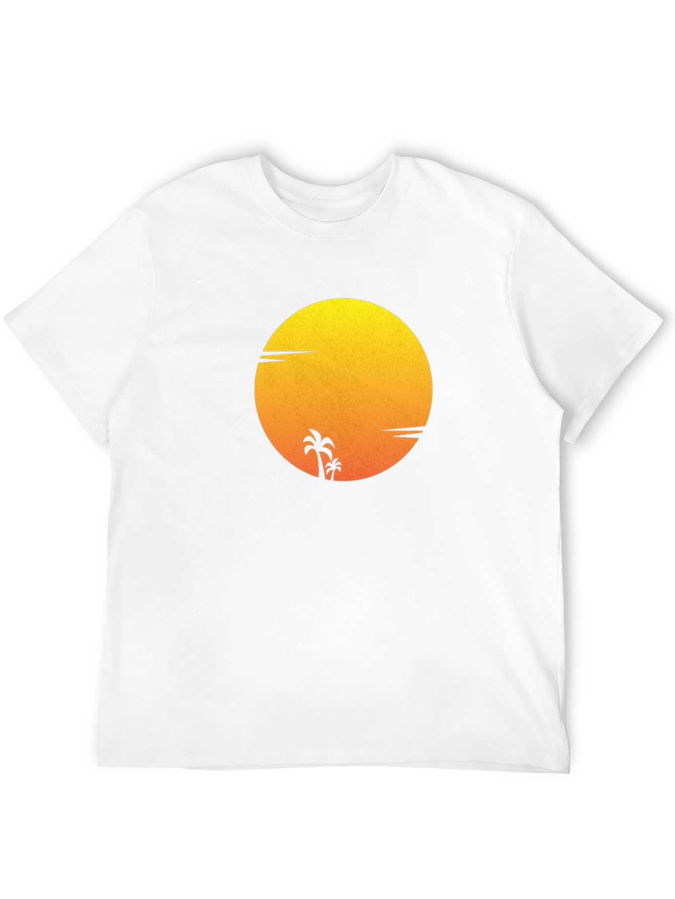 Sunset Palm Tee - Stylish Graphic T-Shirt