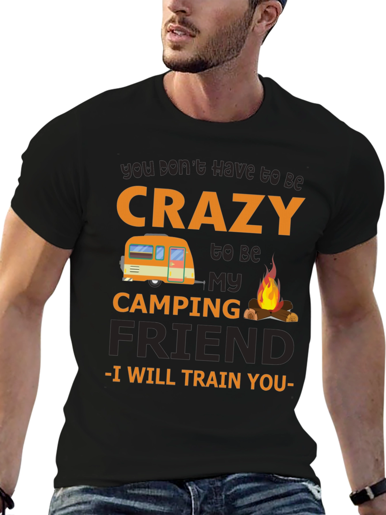 Crazy Camping Friend T-Shirt