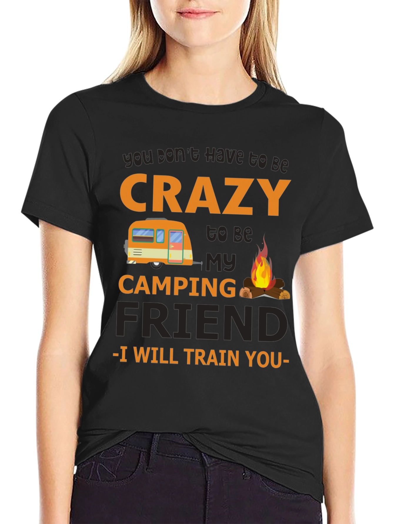 Crazy Camping Friend T-Shirt