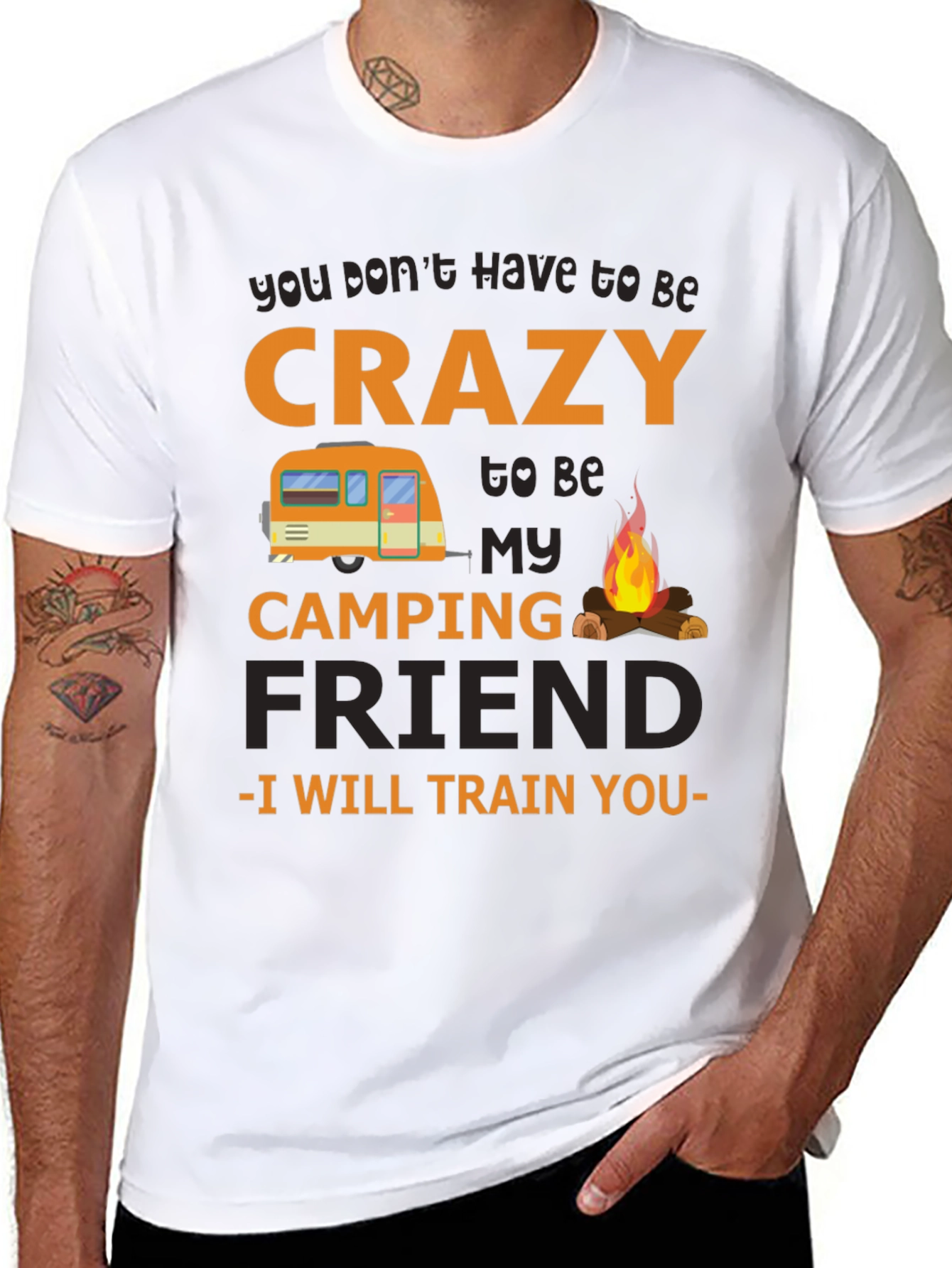 Crazy Camping Friend T-Shirt