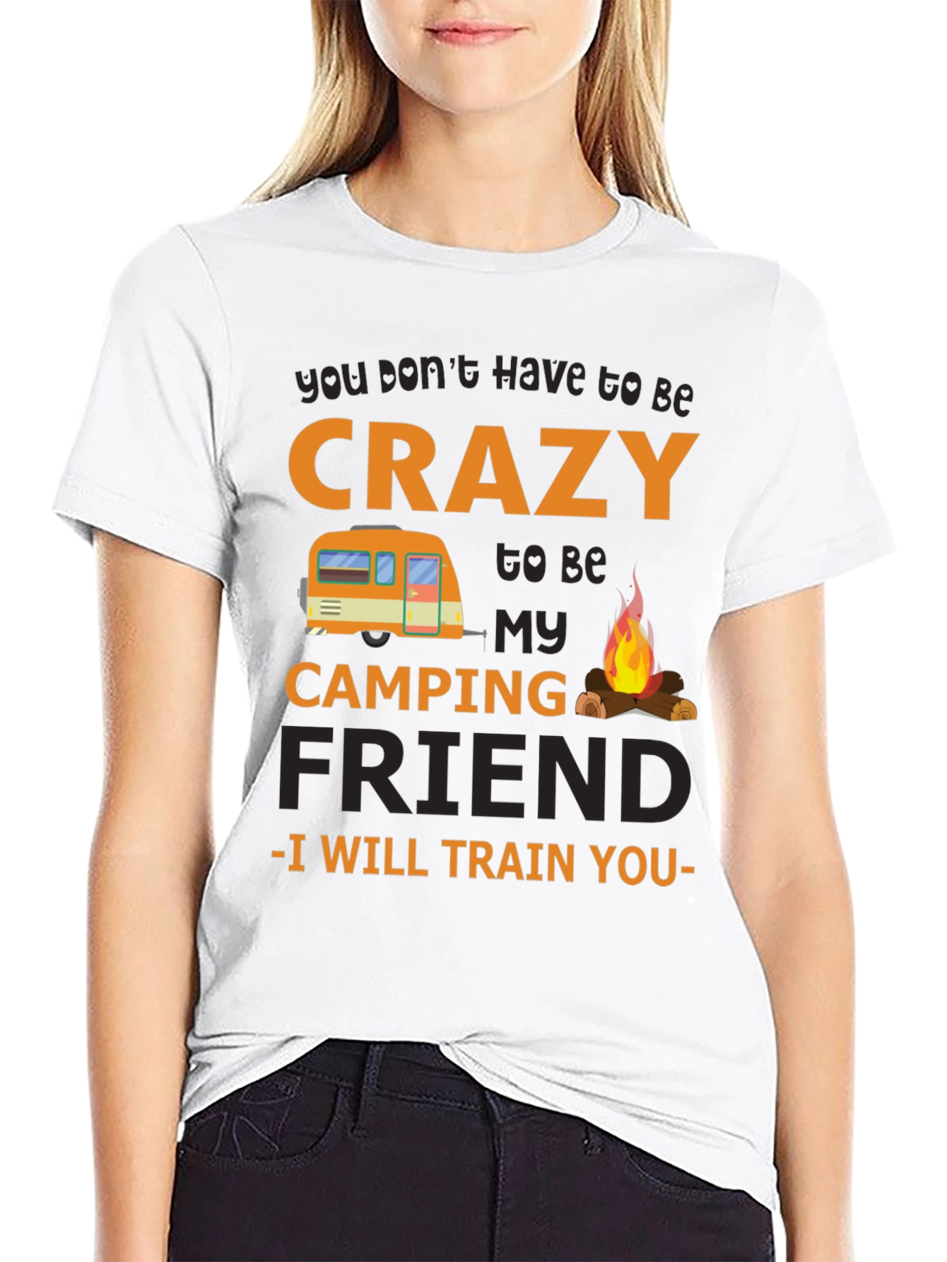 Crazy Camping Friend T-Shirt