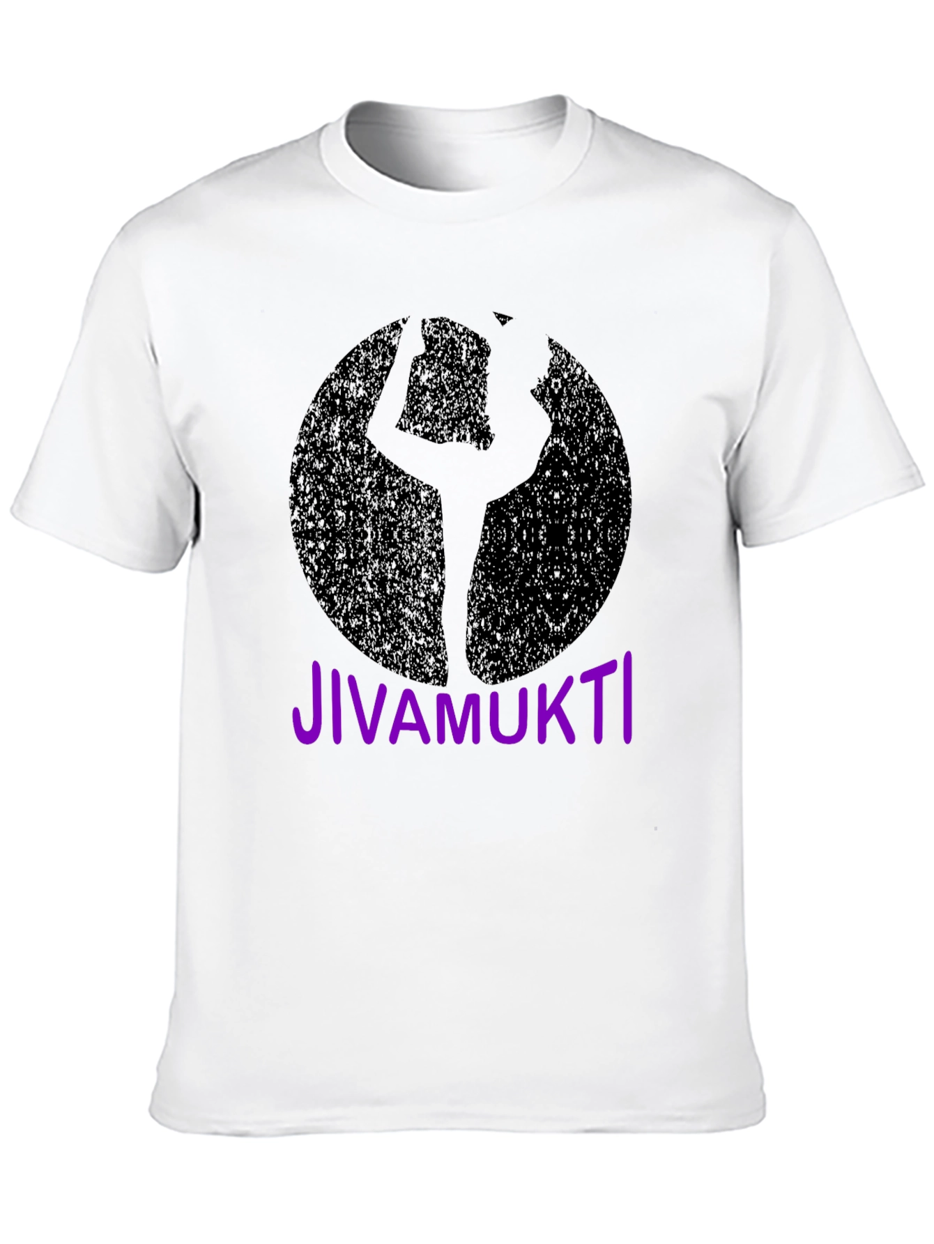 Jivamukti Yoga Pose Black T-Shirt