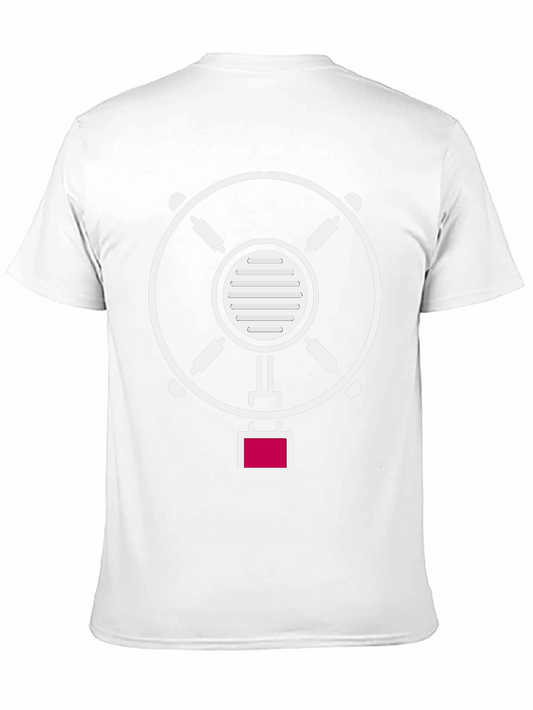 Microphone Graphic T-Shirt - Stylish Music Tee