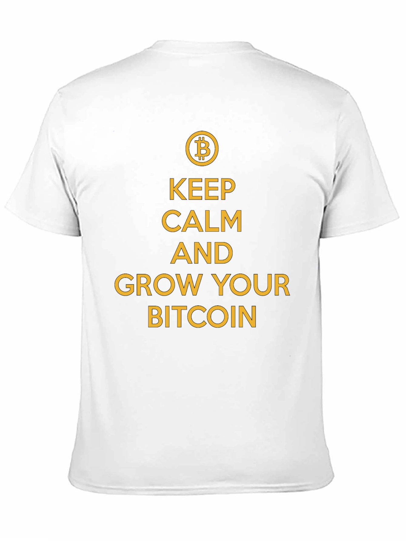 Keep Calm & Grow Your Bitcoin Graphic T-Shirt