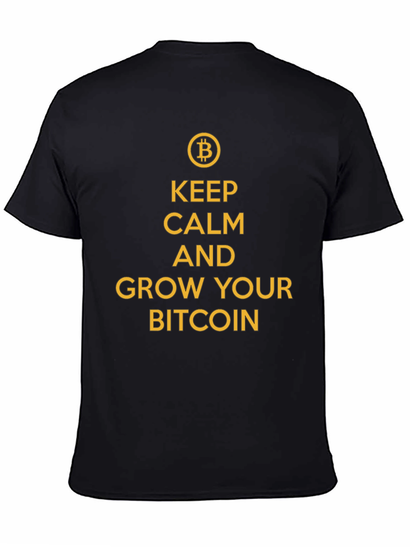 Keep Calm & Grow Your Bitcoin Graphic T-Shirt