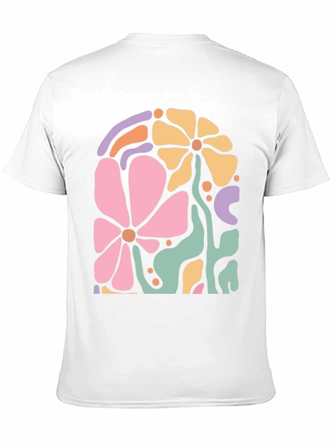 Retro Floral Graphic Tee - Stylish Comfort