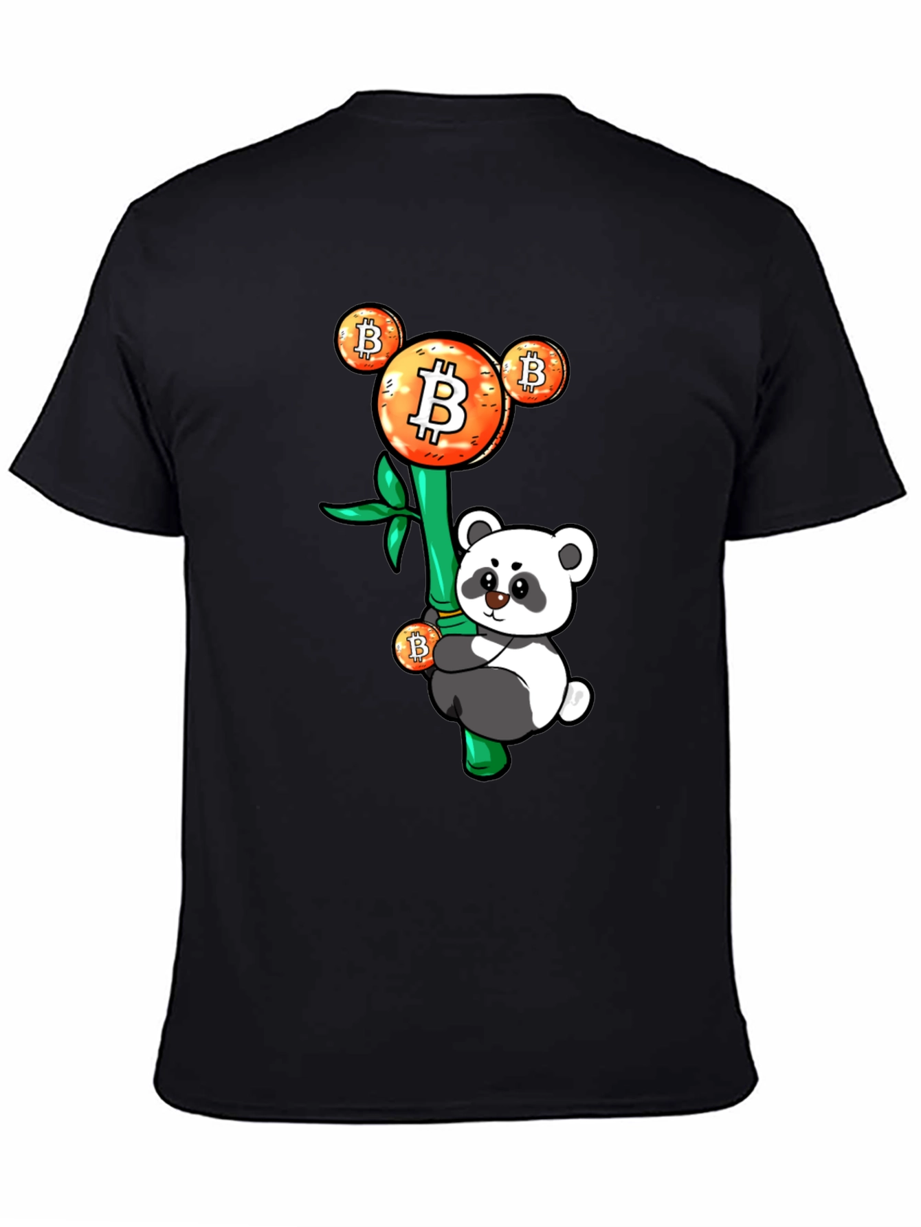 Bitcoin Panda Graphic Tee - Crypto HODL Apparel