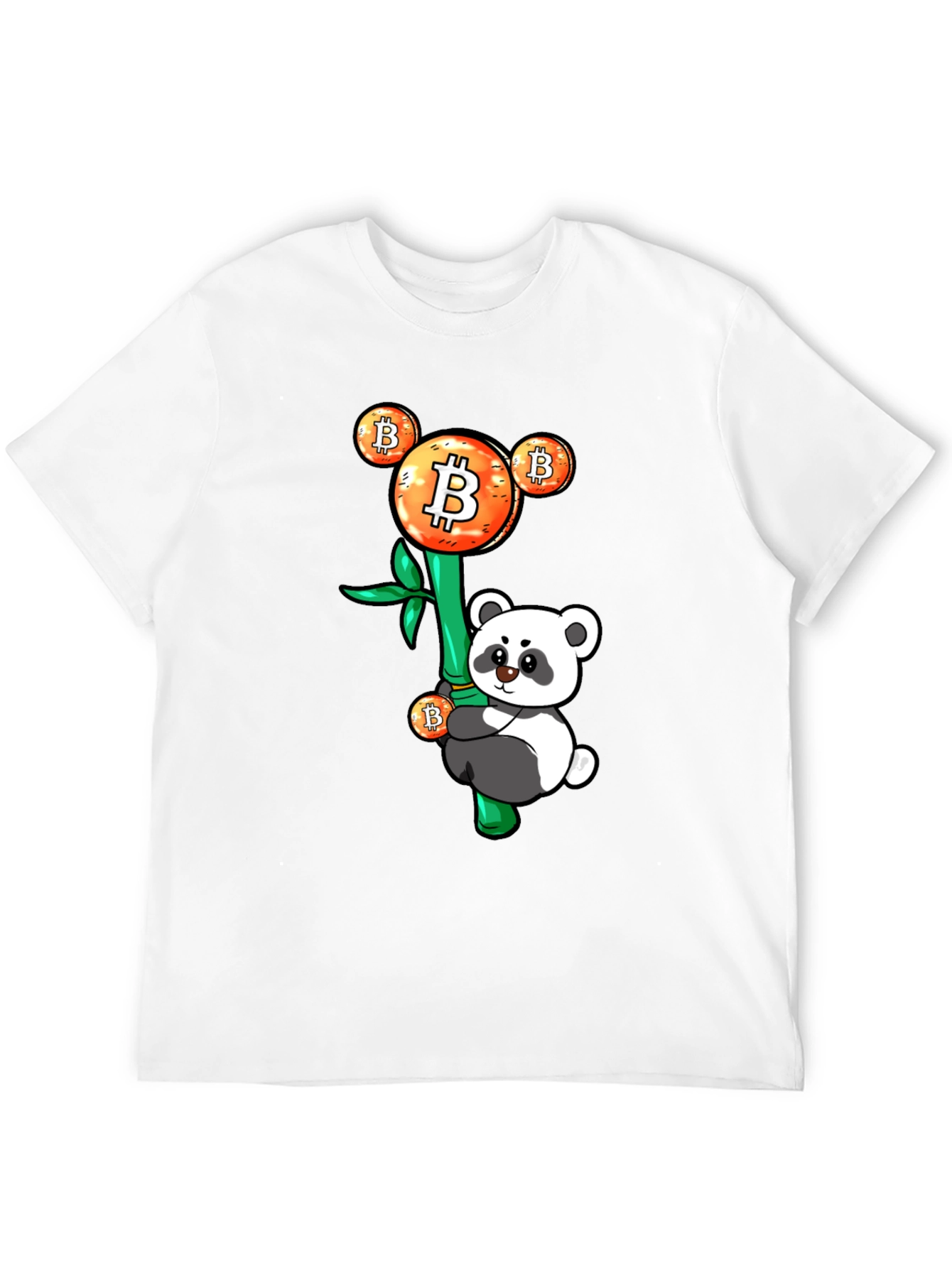 Bitcoin Panda Graphic Tee - Crypto HODL Apparel