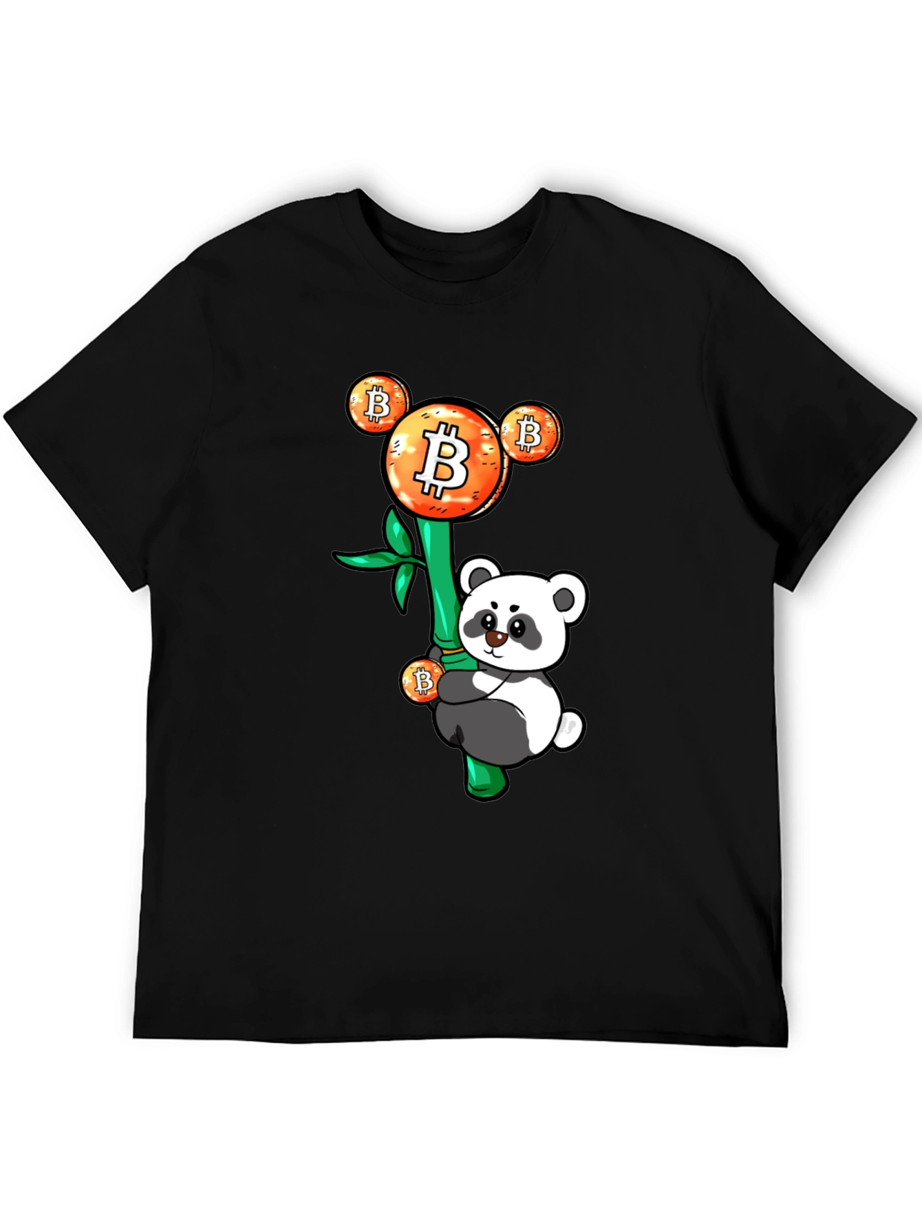Bitcoin Panda Graphic Tee - Crypto HODL Apparel