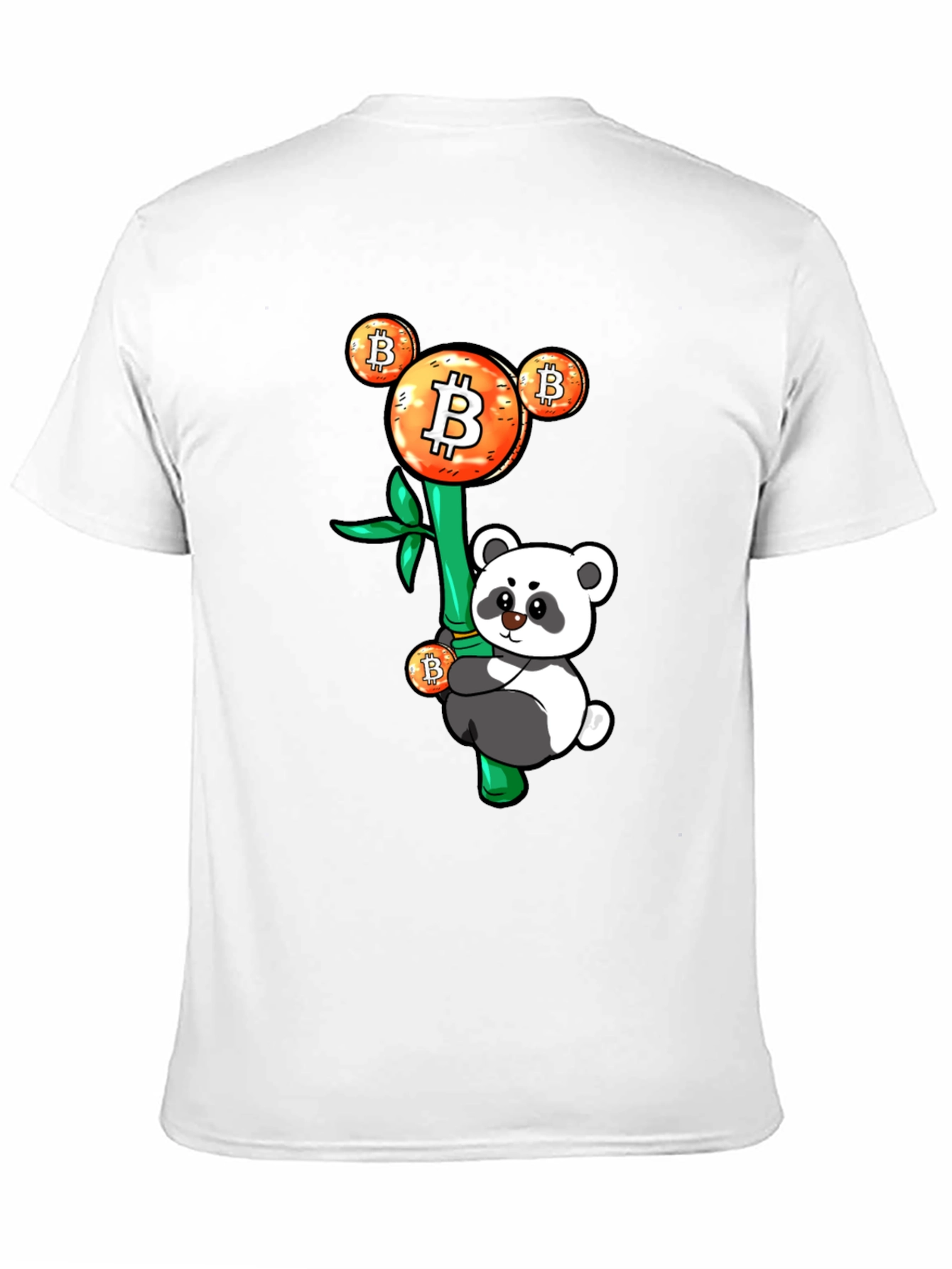 Bitcoin Panda Graphic Tee - Crypto HODL Apparel