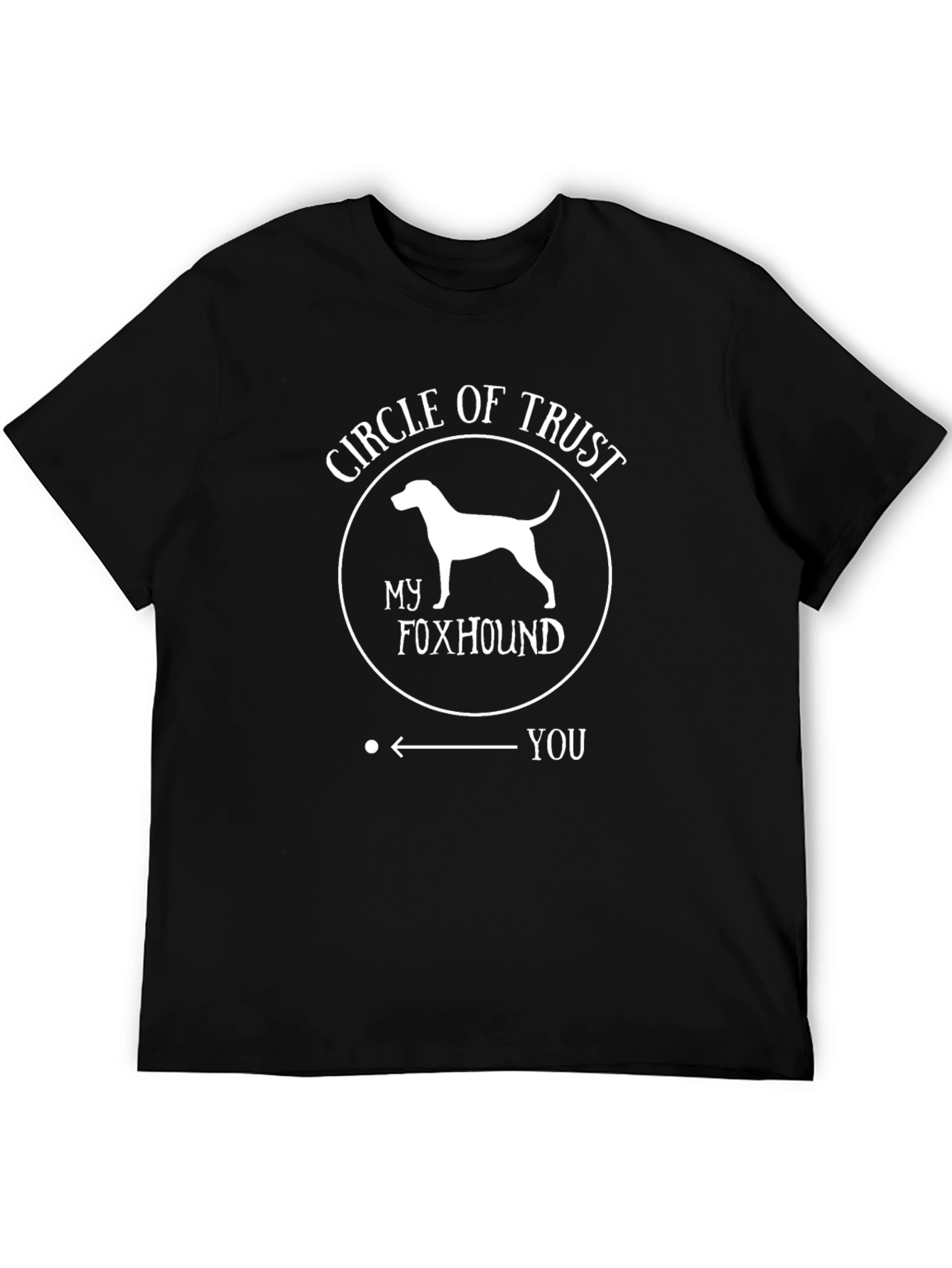 Circle of Trust My Foxhound Black T-Shirt