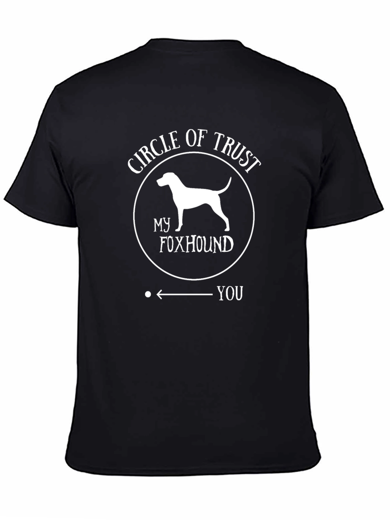 Circle of Trust My Foxhound Black T-Shirt