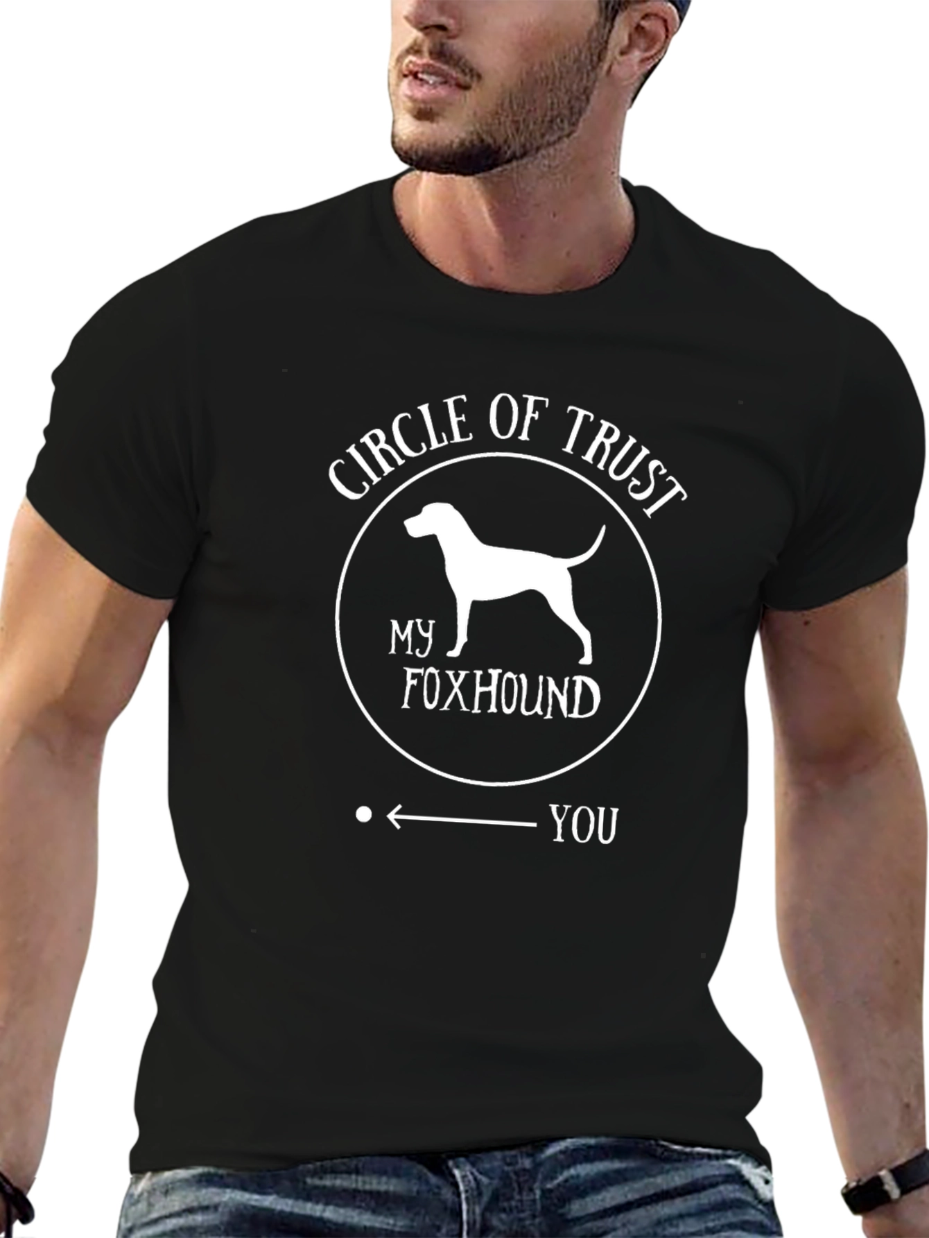 Circle of Trust My Foxhound Black T-Shirt