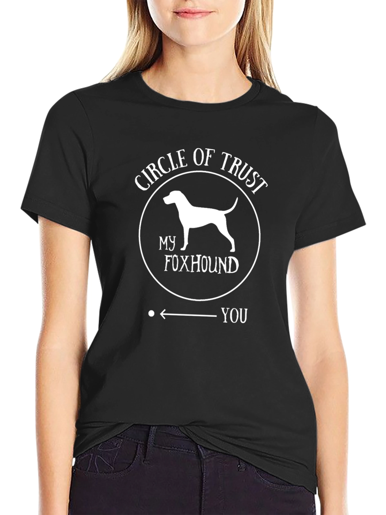 Circle of Trust My Foxhound Black T-Shirt