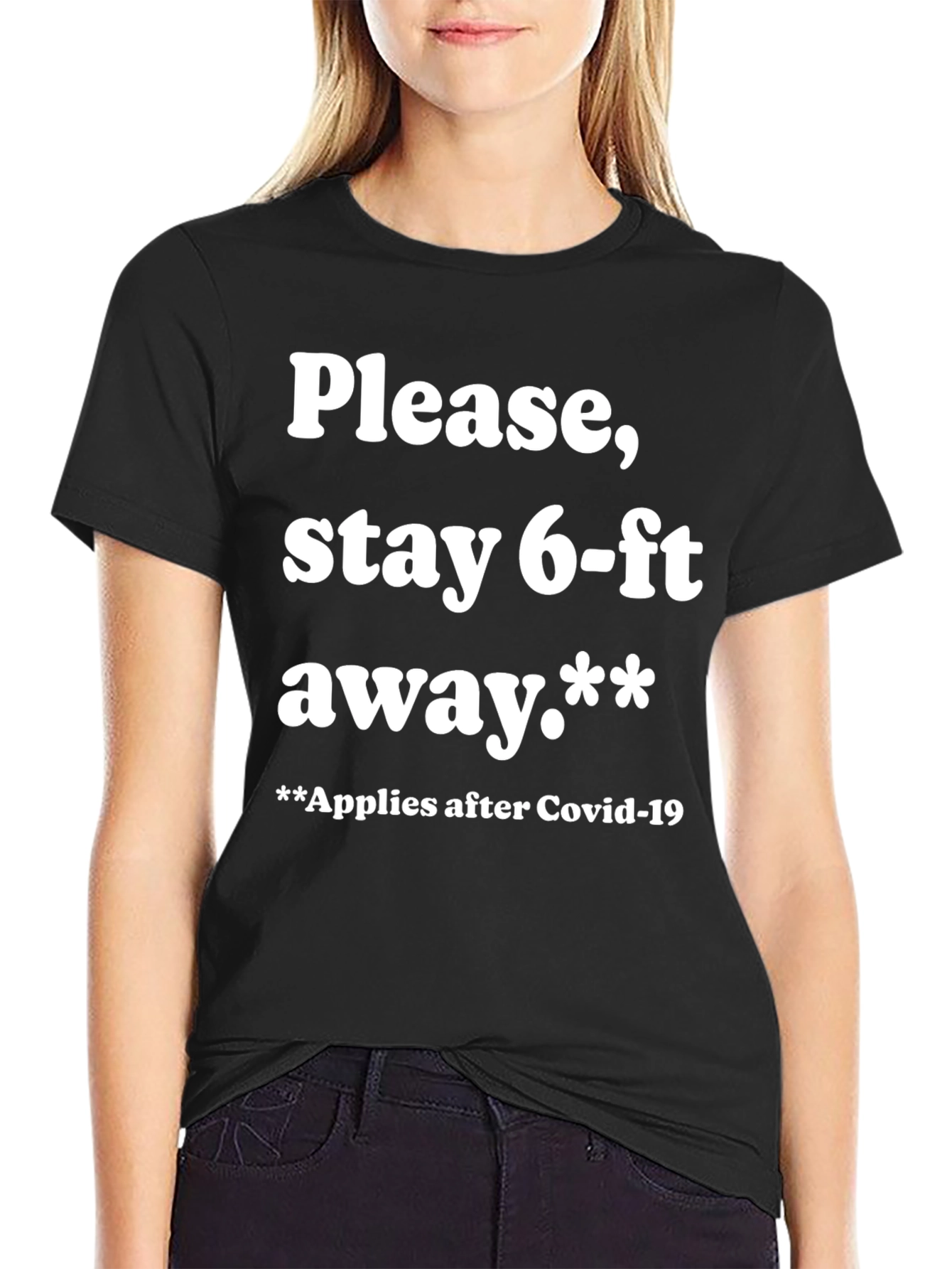 Funny Stay 6-ft Away Graphic Tee
