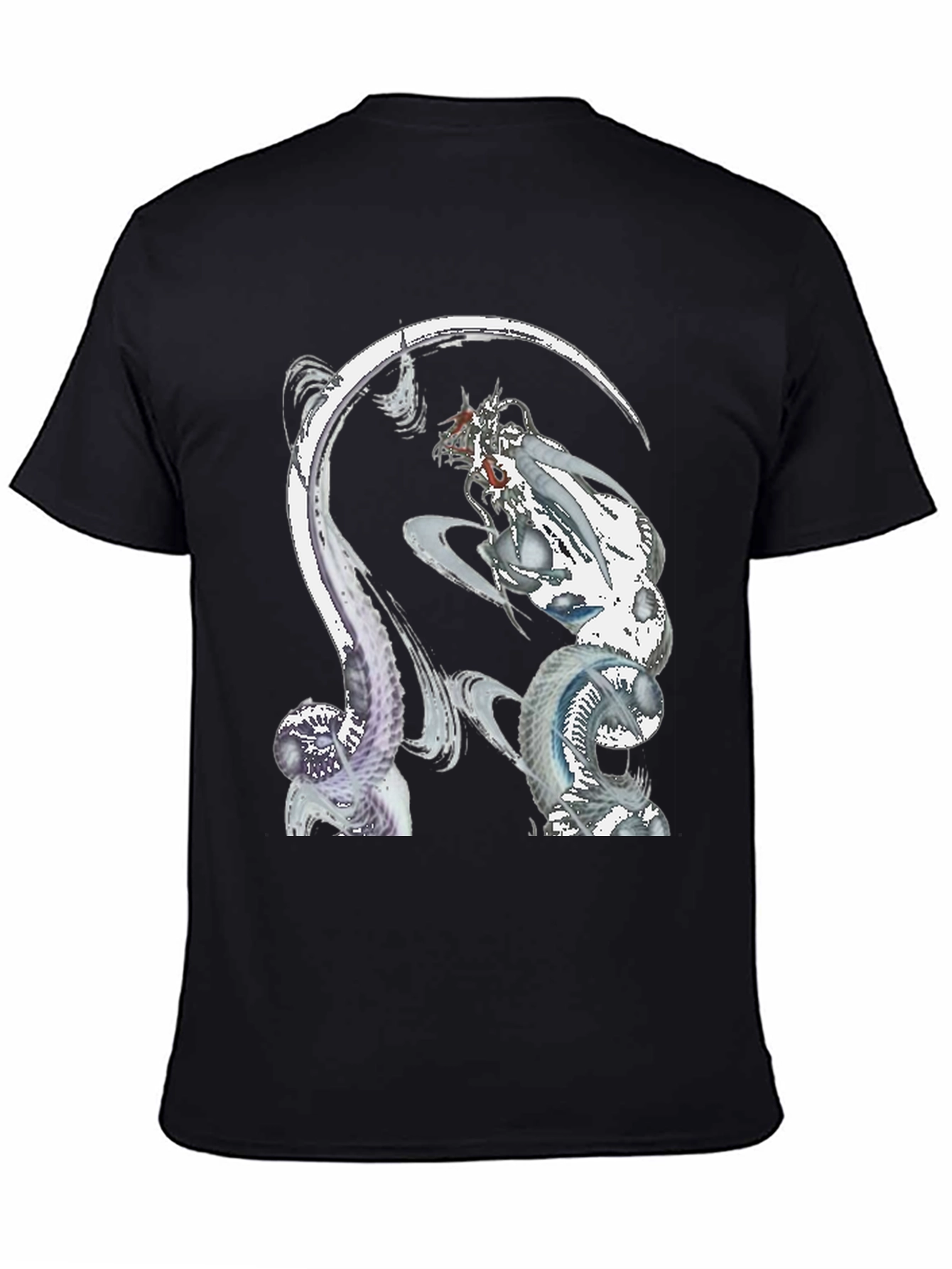Fantasy Creature Graphic Black T-Shirt