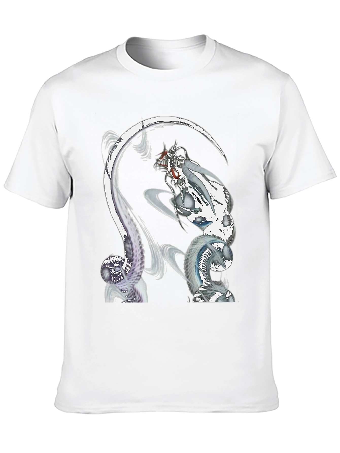 Fantasy Creature Graphic Black T-Shirt