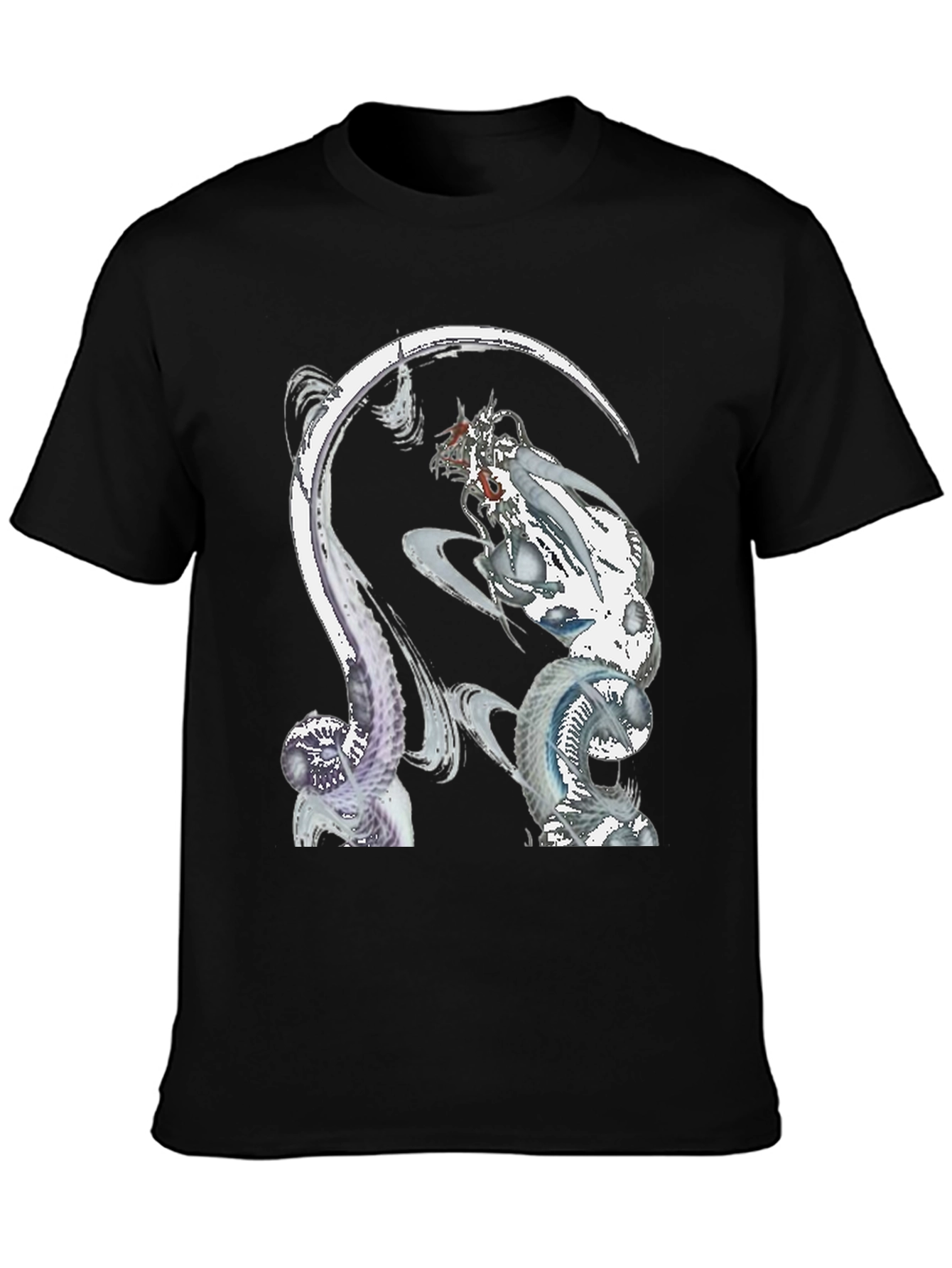 Fantasy Creature Graphic Black T-Shirt