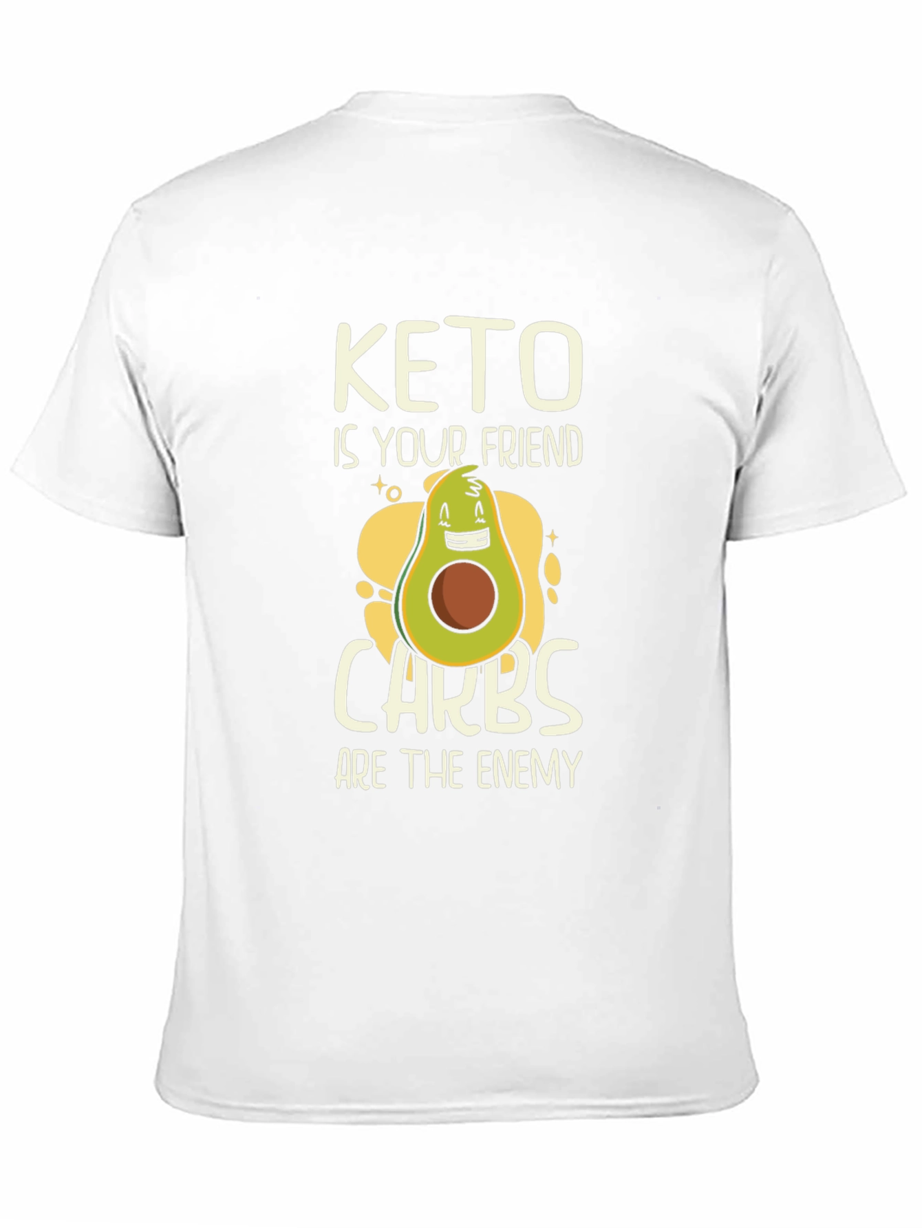 Keto is Your Friend Graphic T-Shirt - Black