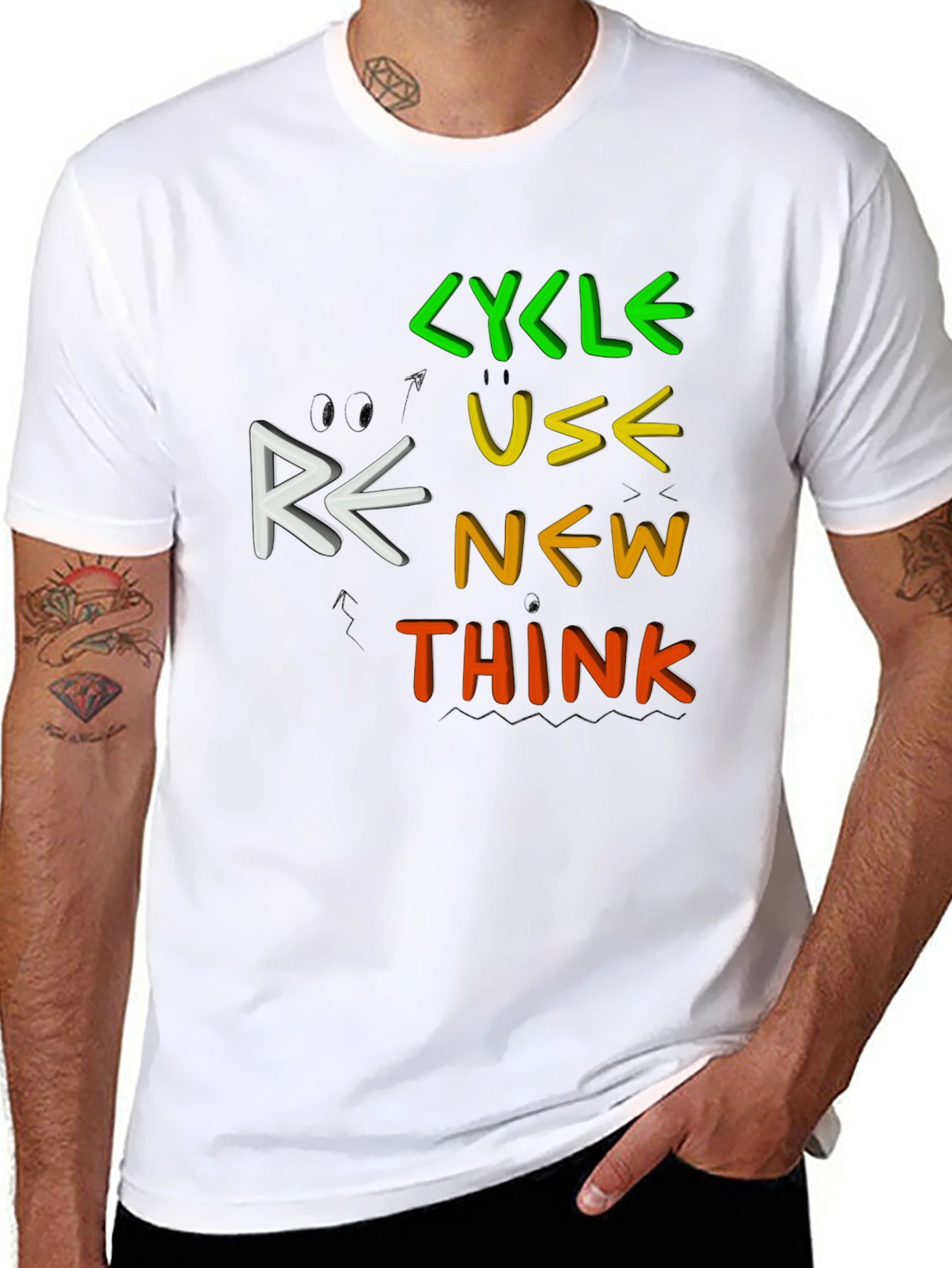 Eco-Friendly Re-Use Graphic Tee