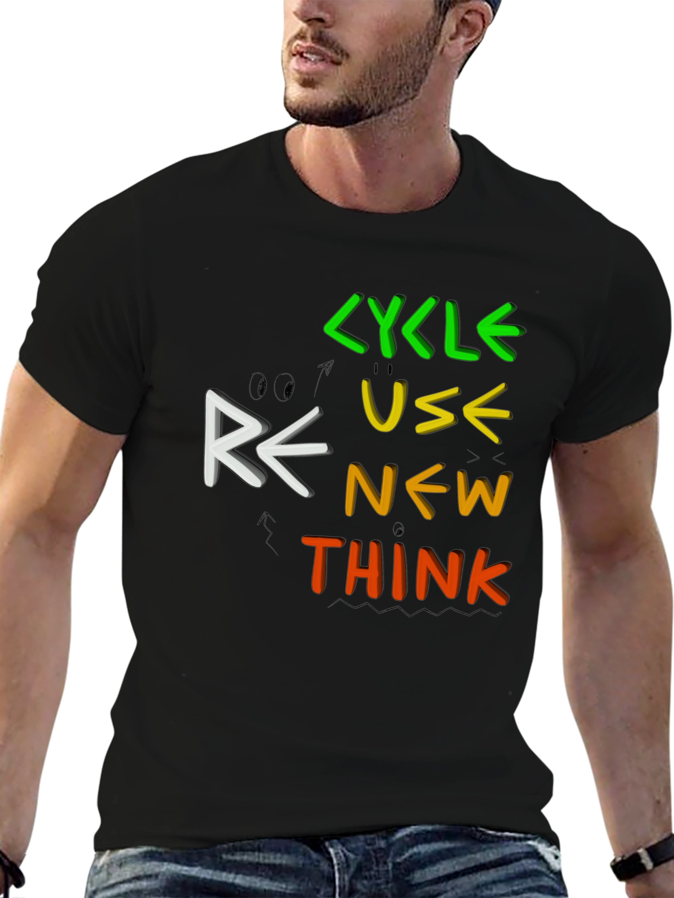 Eco-Friendly Re-Use Graphic Tee