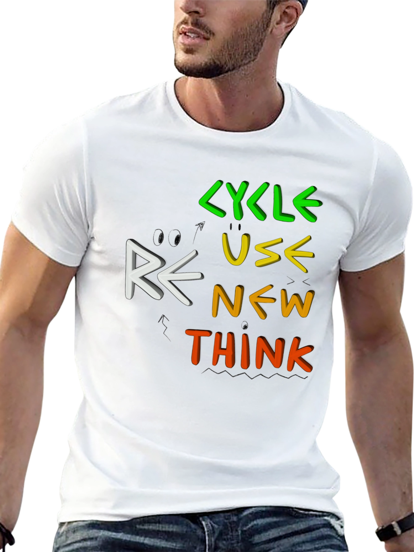 Eco-Friendly Re-Use Graphic Tee