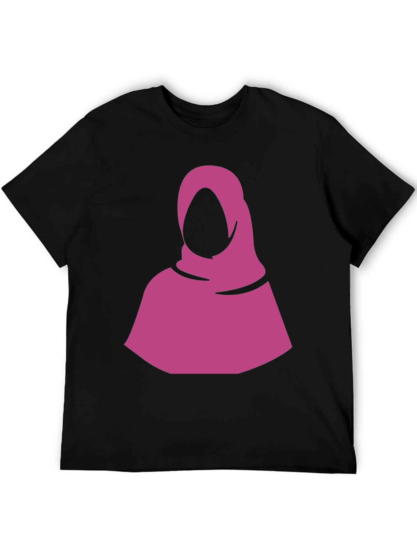 Minimalist Hijab Graphic Tee - Black
