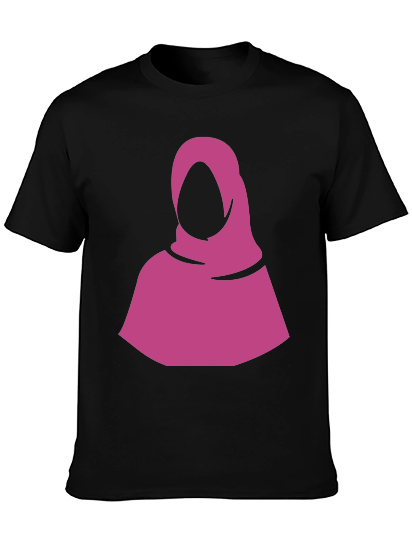 Minimalist Hijab Graphic Tee - Black