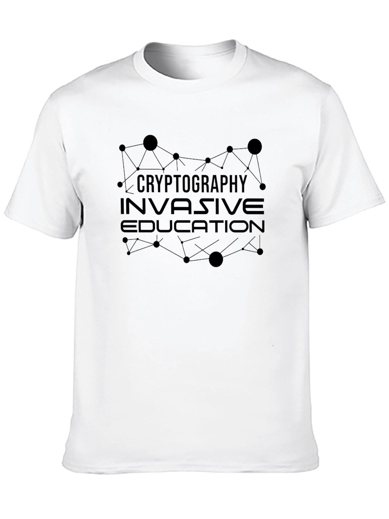 Cryptography Invasive Education Black Tee