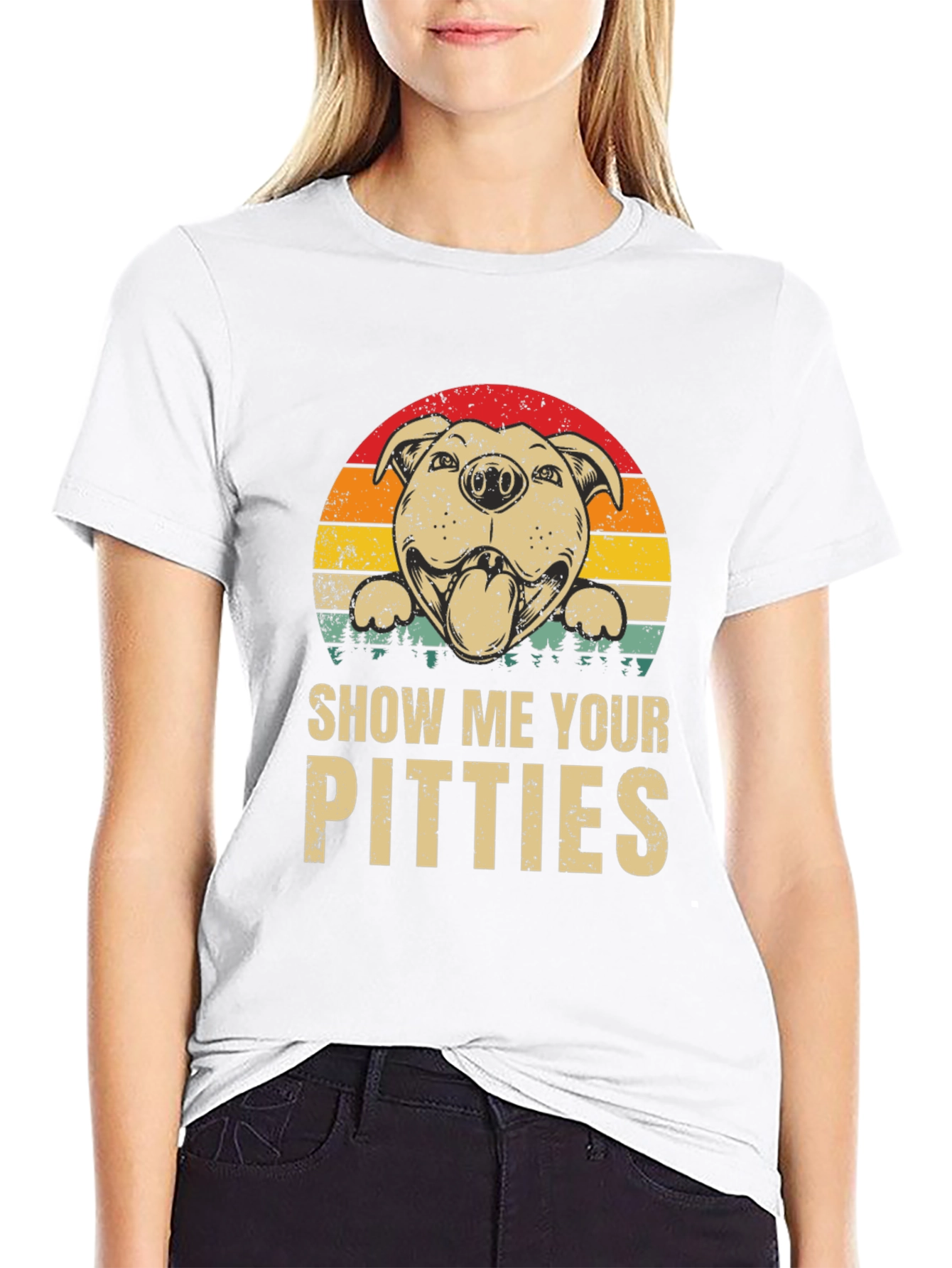 Show Me Your Pitties Dog Graphic Tee