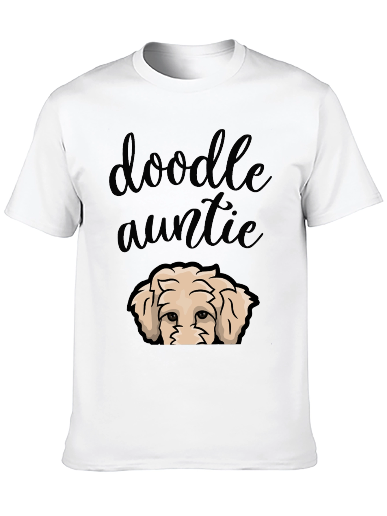 Doodle Auntie T-Shirt - Cute Dog Lover Tee