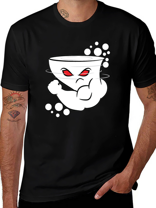 Humorous Tornado Cartoon Graphic T-Shirt