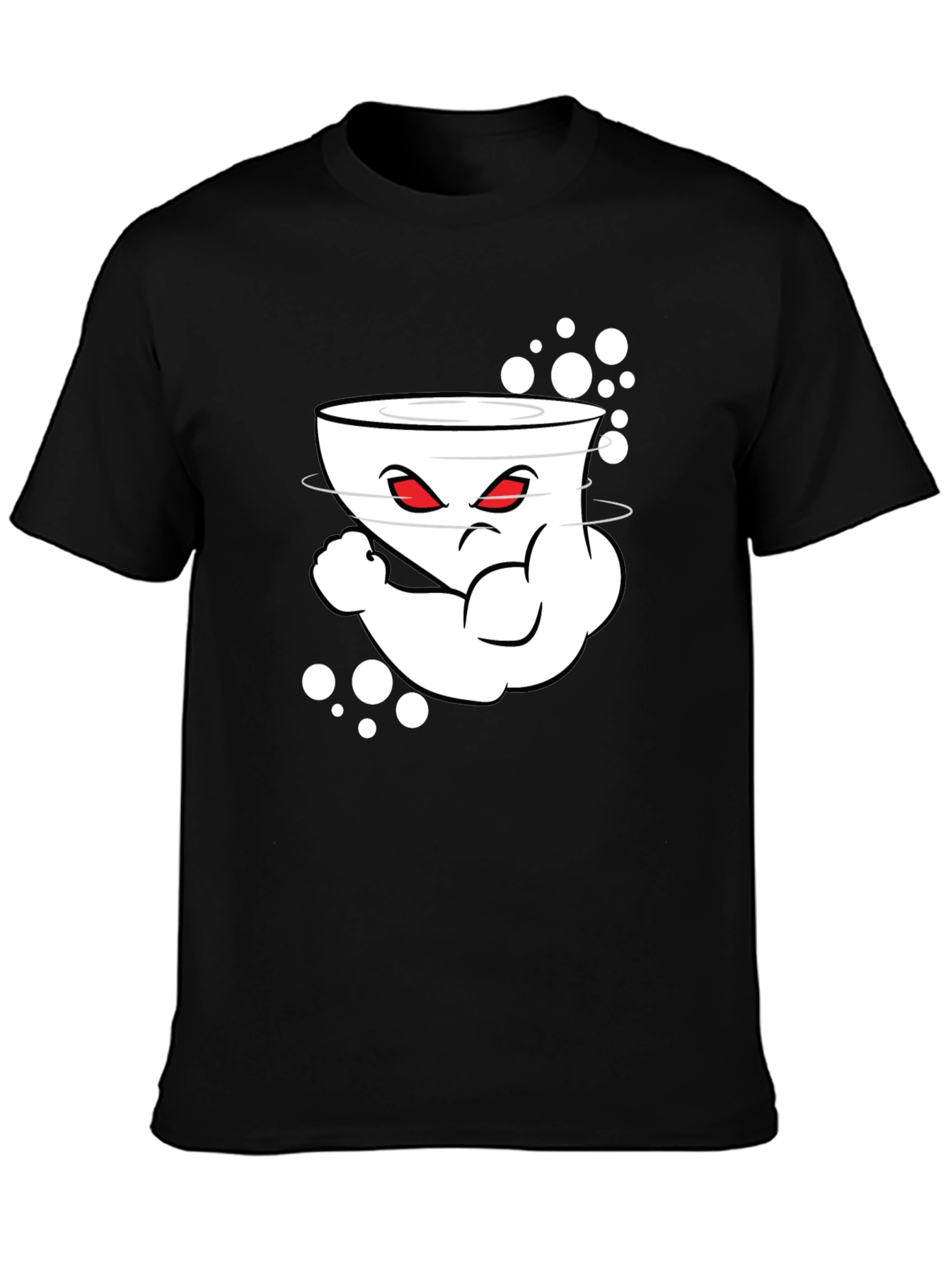 Humorous Tornado Cartoon Graphic T-Shirt