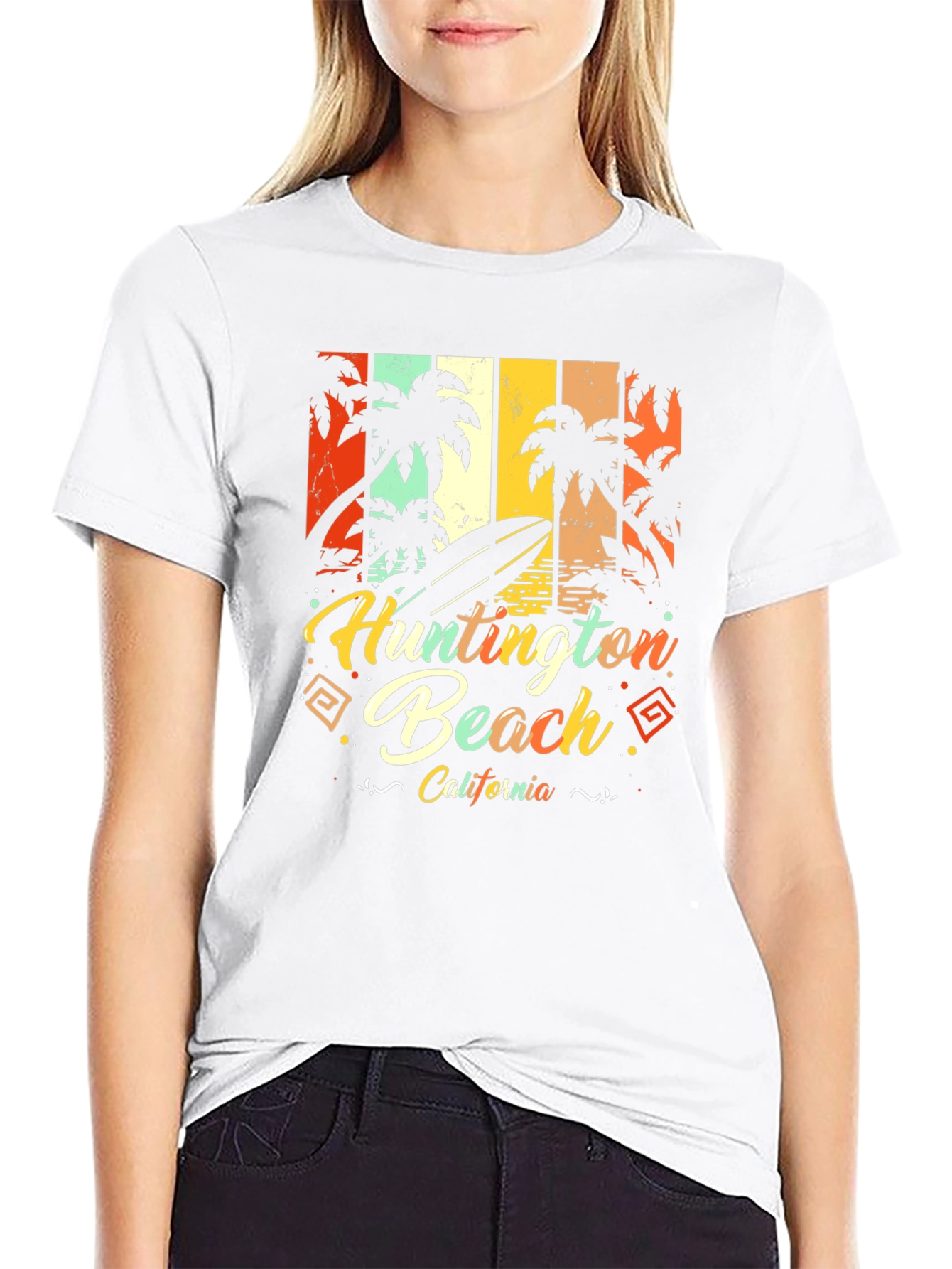 Huntington Beach California Retro T-Shirt