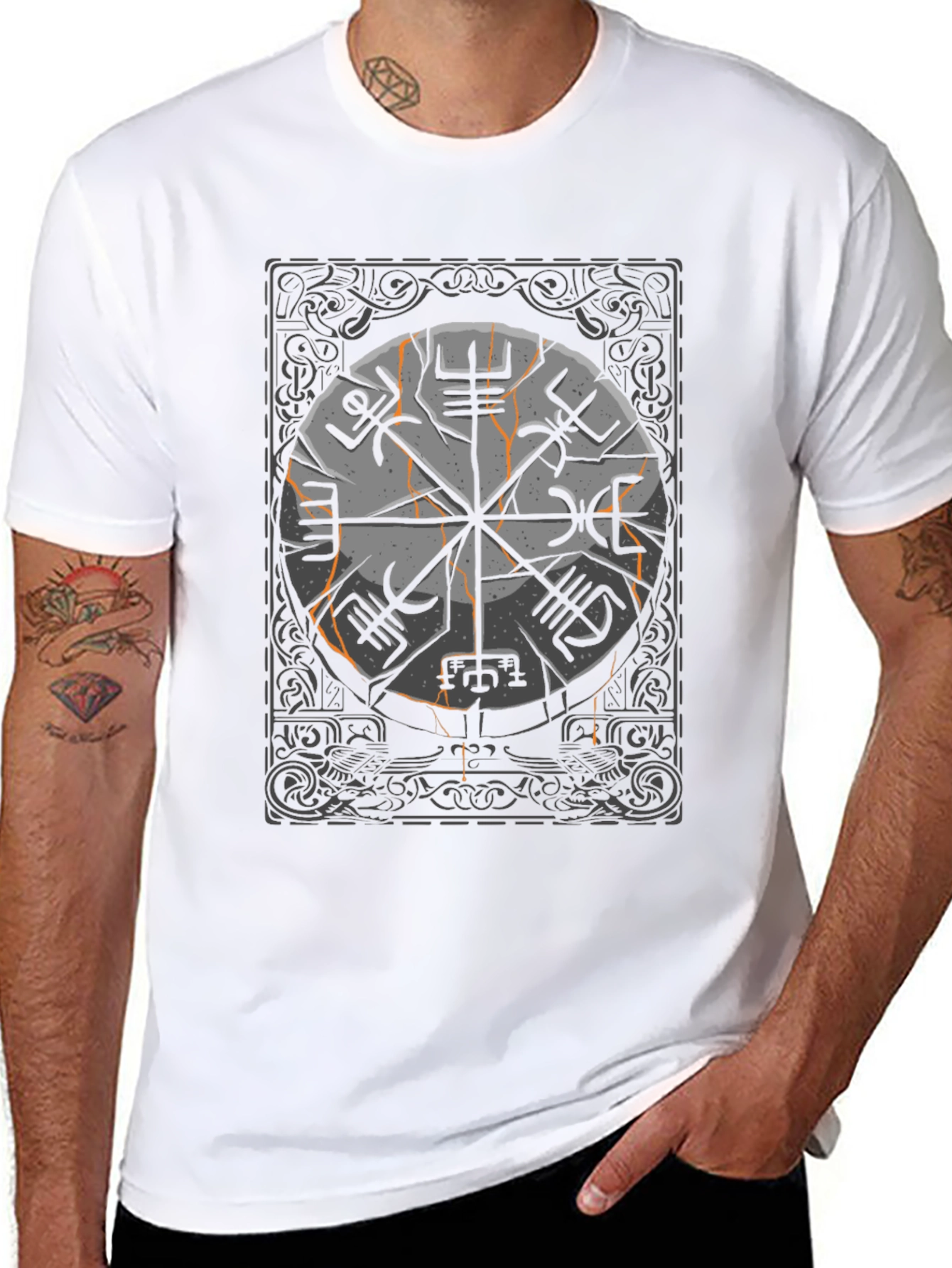Vegvisir Viking Compass T-Shirt