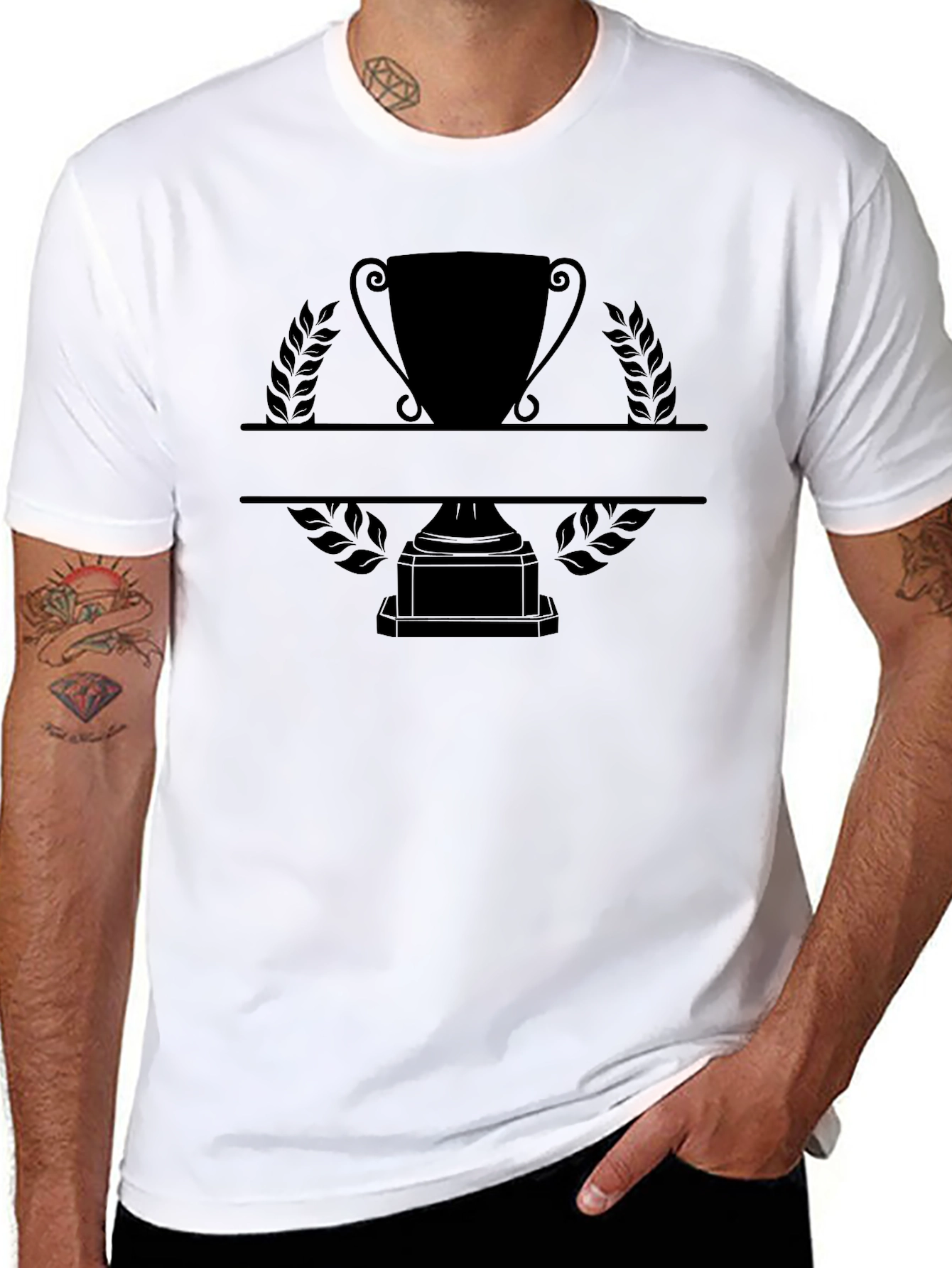 Black Trophy Graphic Tee
