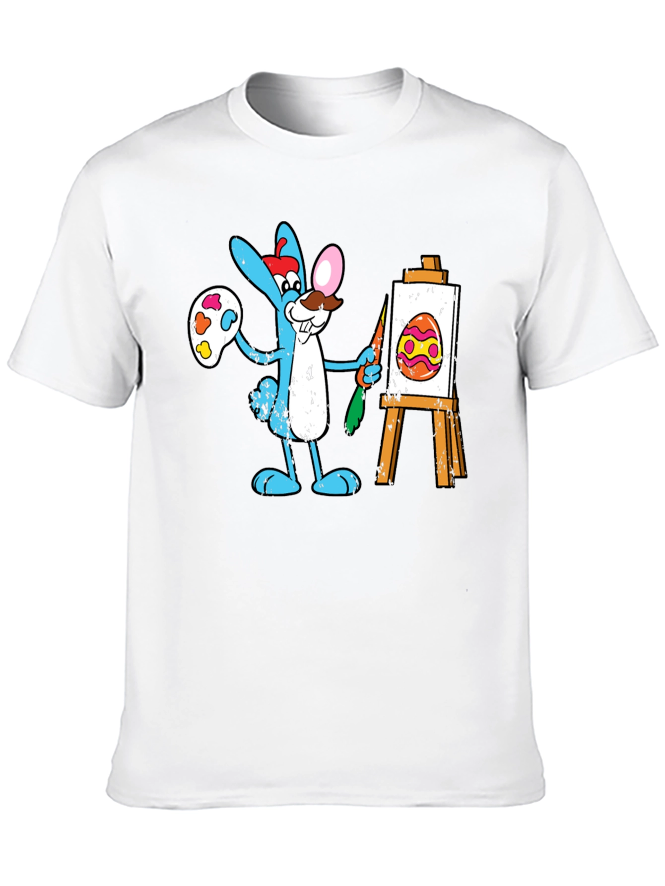Easter Bunny Artist Graphic Tee