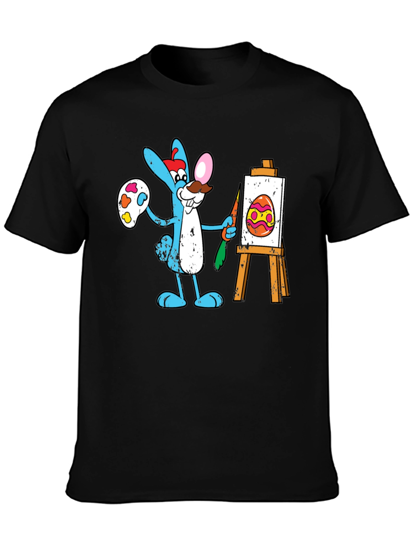 Easter Bunny Artist Graphic Tee
