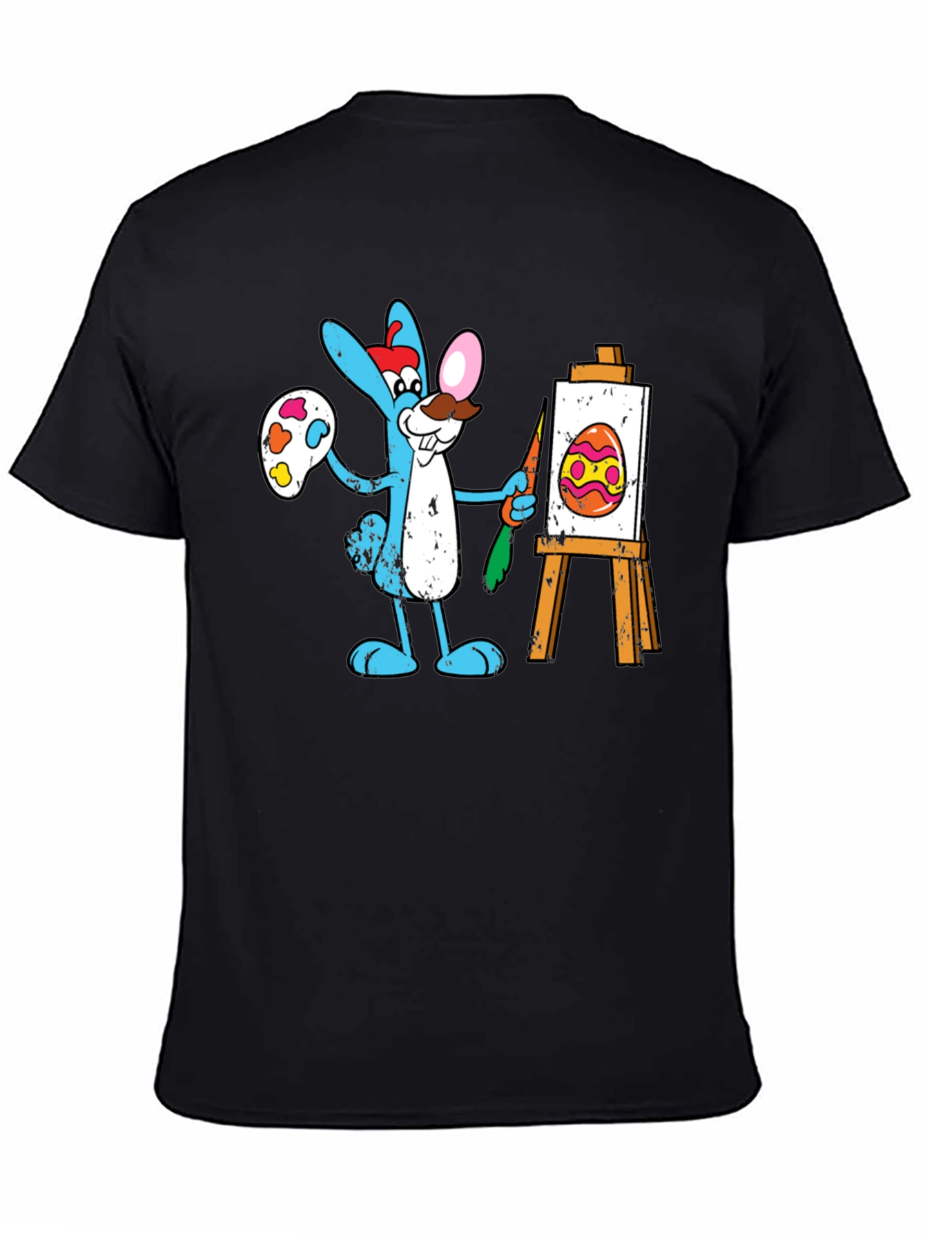 Easter Bunny Artist Graphic Tee