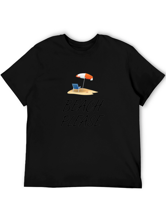 Beach Please Graphic Tee - Summer Vibes