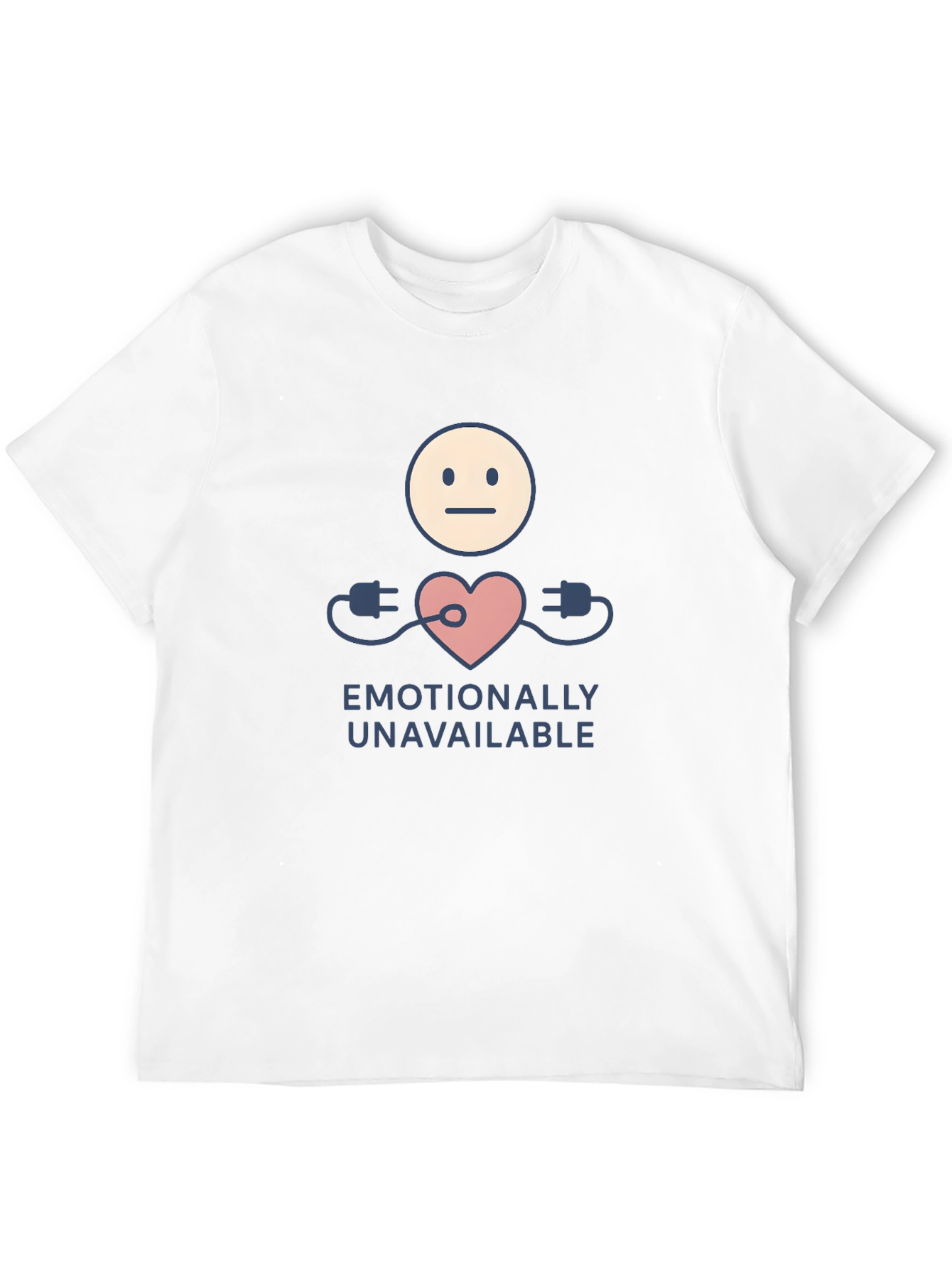 Emotionally Unavailable Graphic Tee - Black Unisex Shirt
