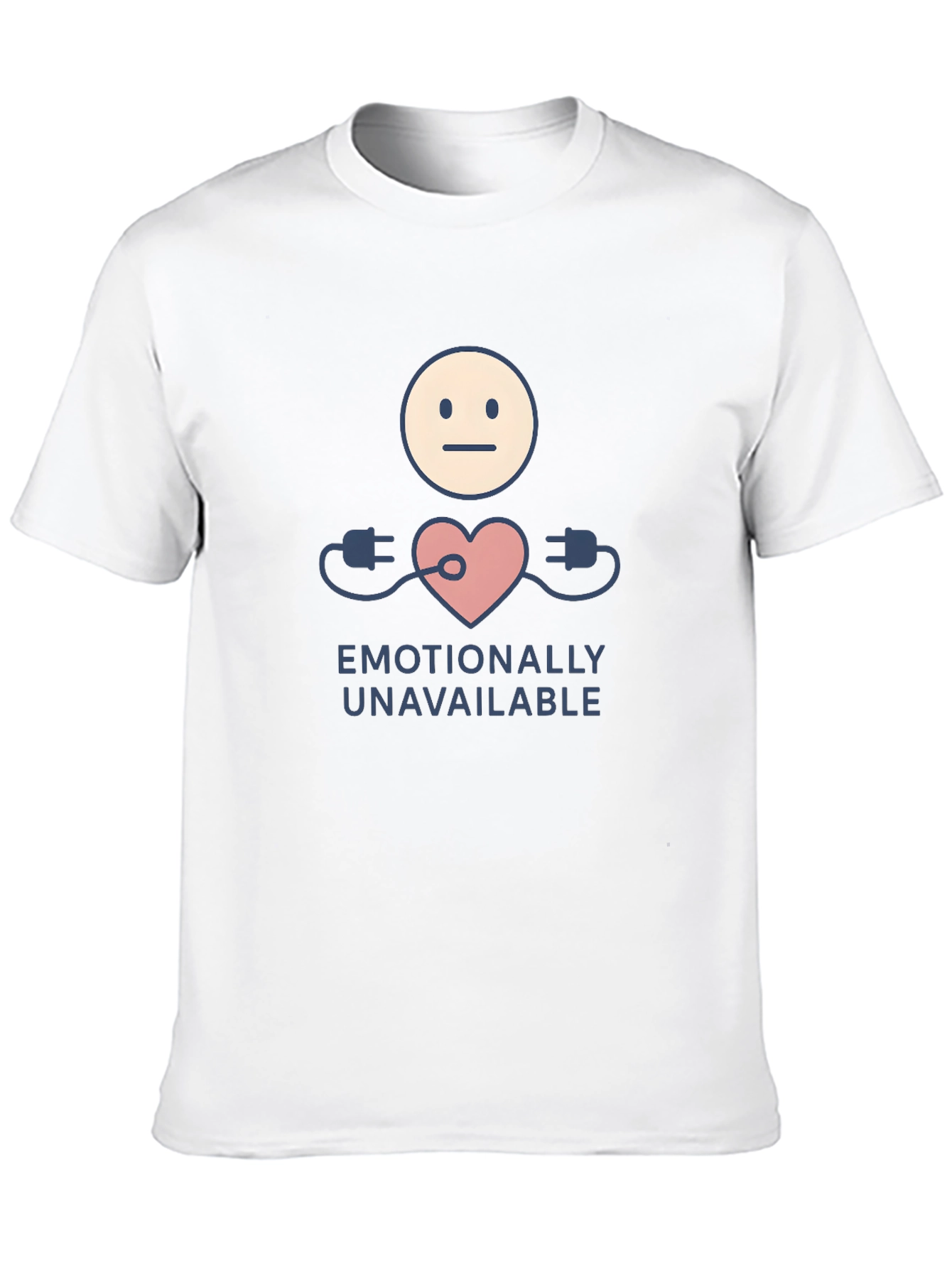 Emotionally Unavailable Graphic Tee - Black Unisex Shirt