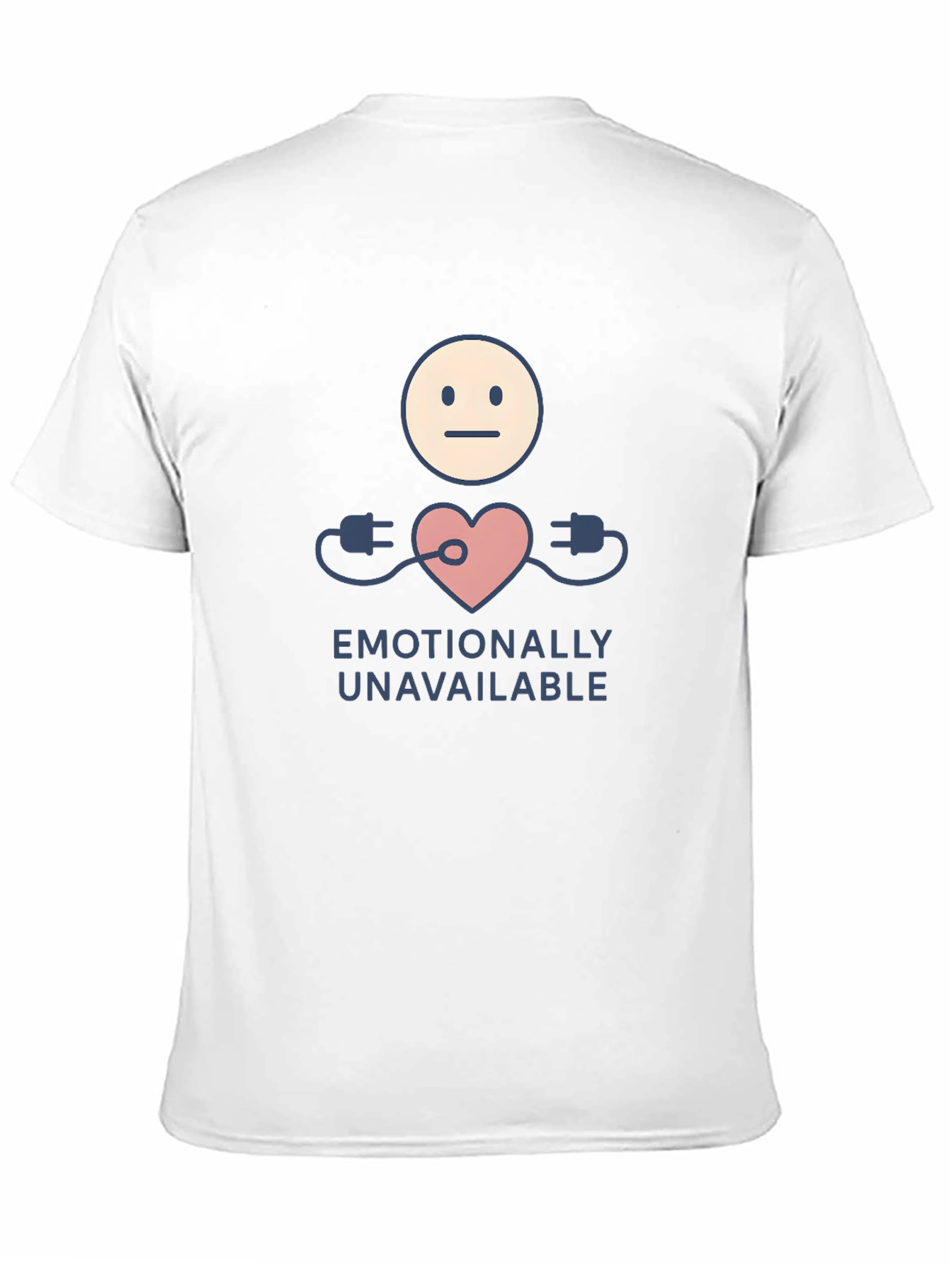 Emotionally Unavailable Graphic Tee - Black Unisex Shirt