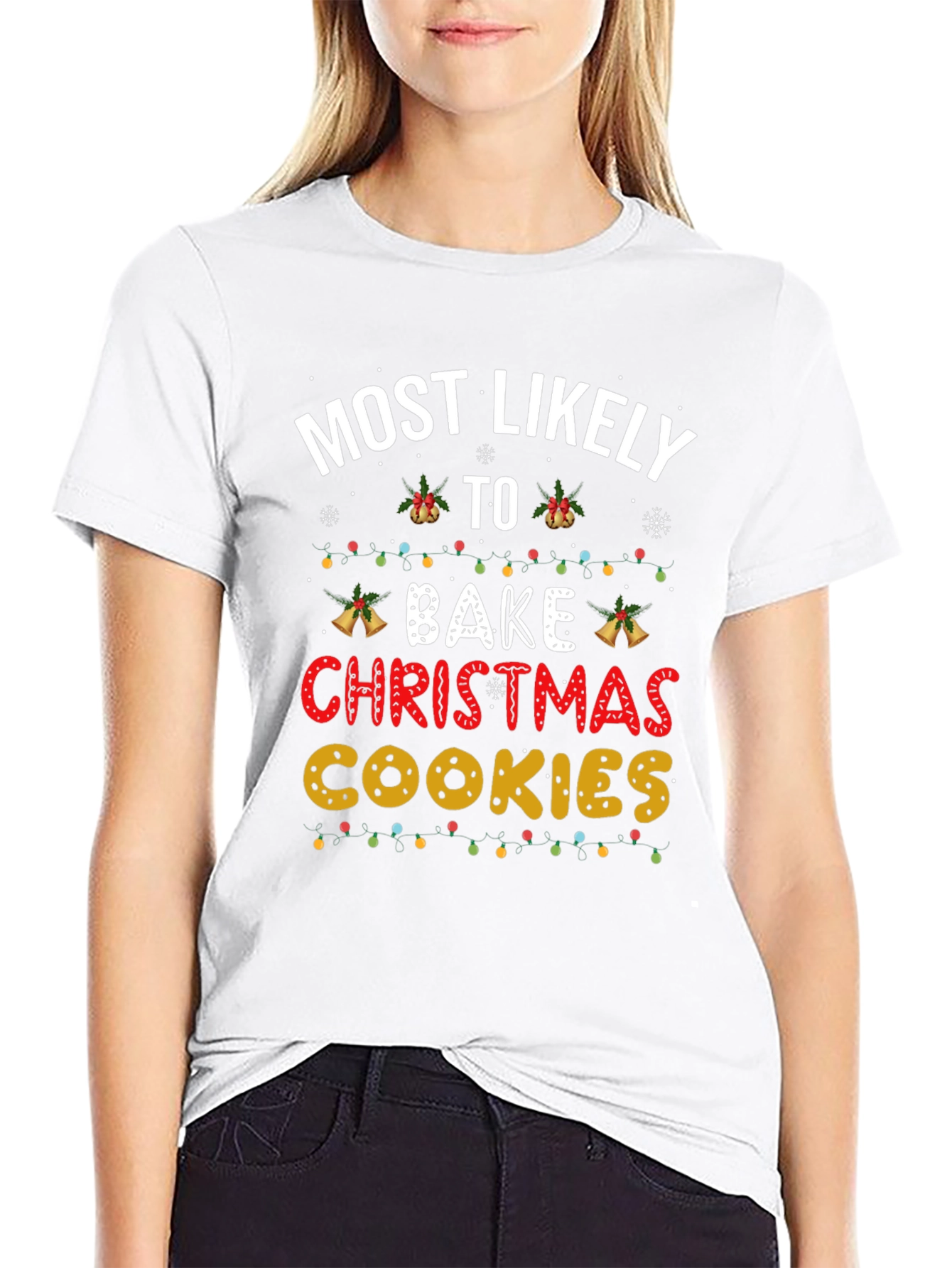 Most Likely To Bake Christmas Cookies T-Shirt