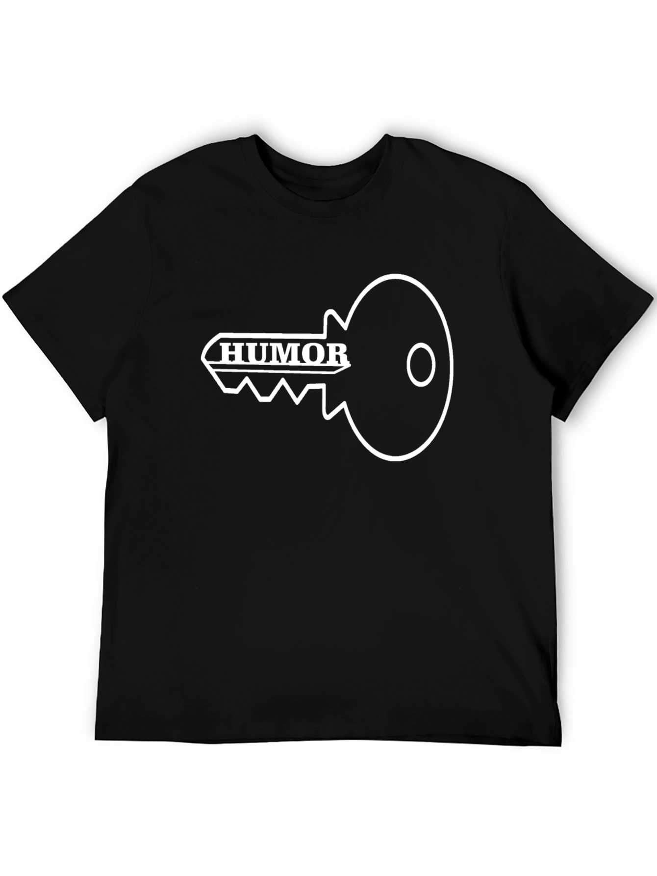 Humor Key Graphic T-Shirt - Funny Novelty Tee